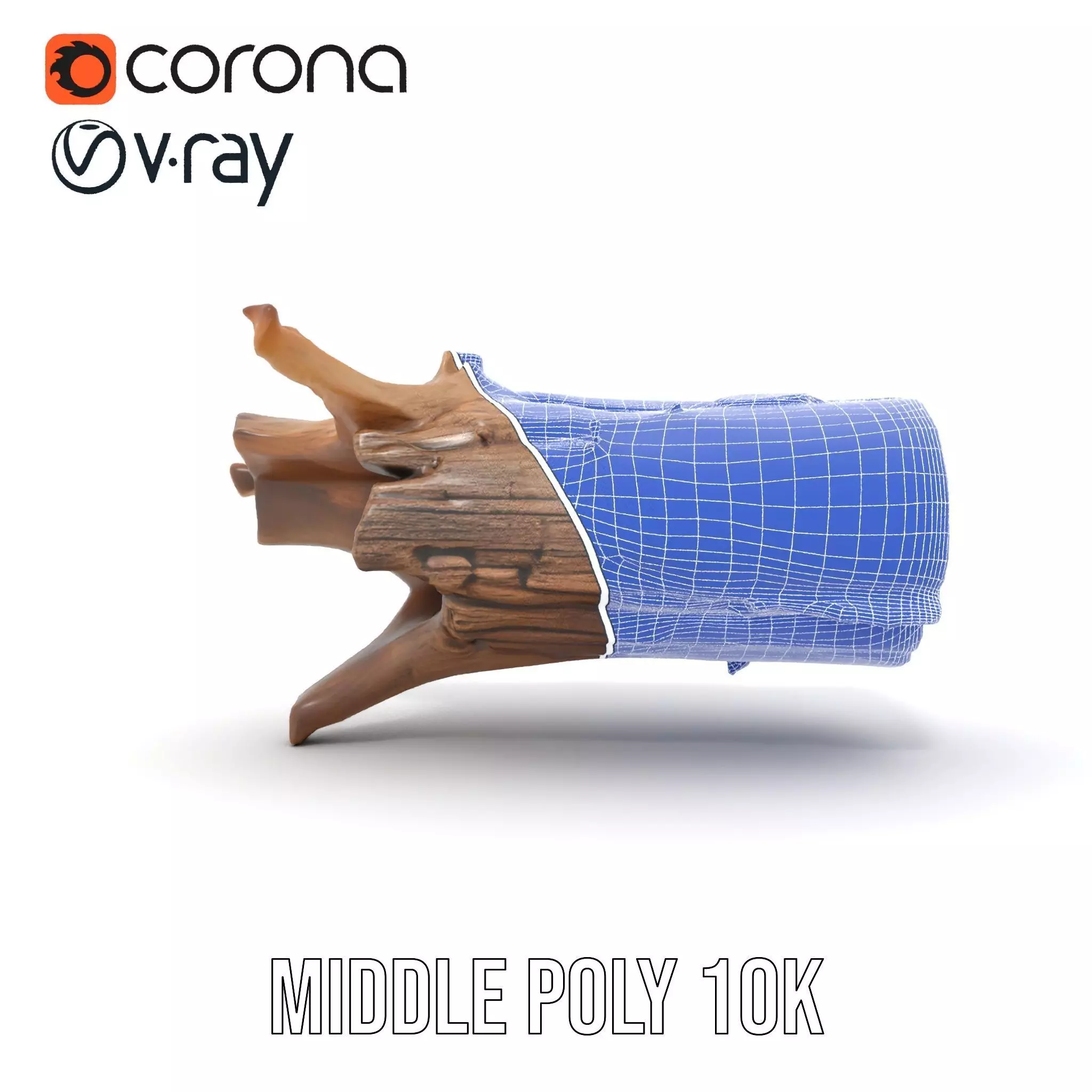Rustic Wood Log model pack Texture_18