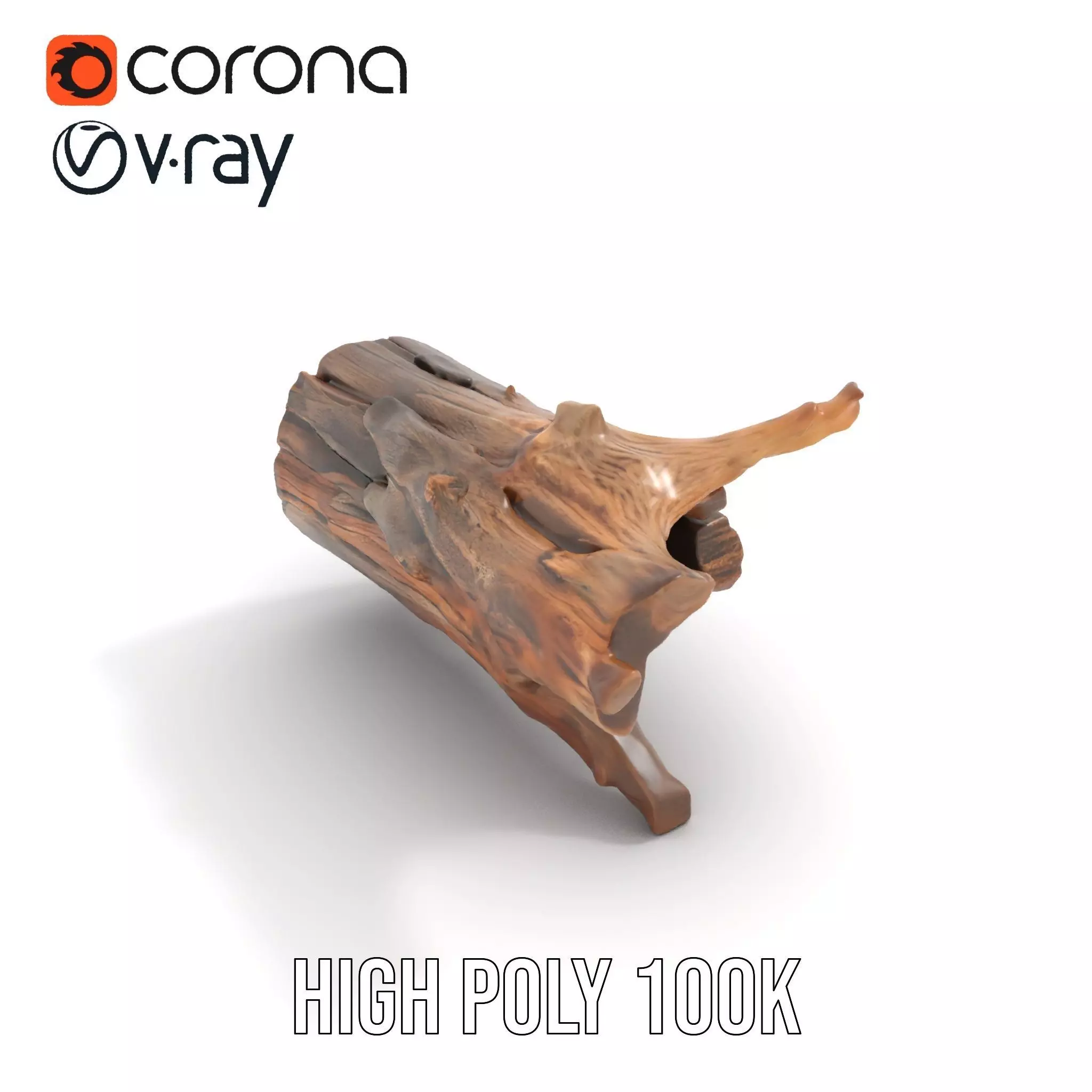 Rustic Wood Log model pack Texture_26