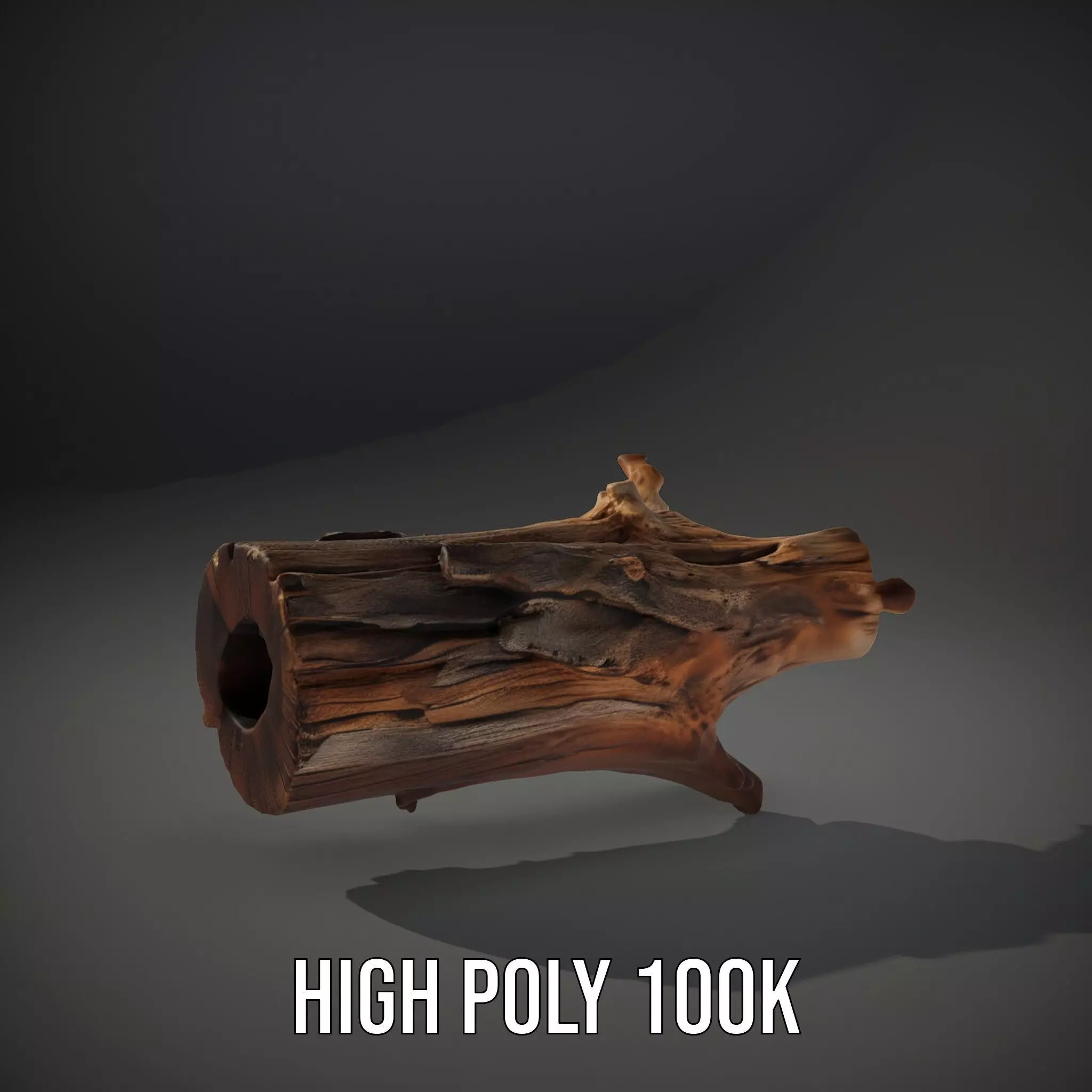 Rustic Wood Log model pack Texture_10