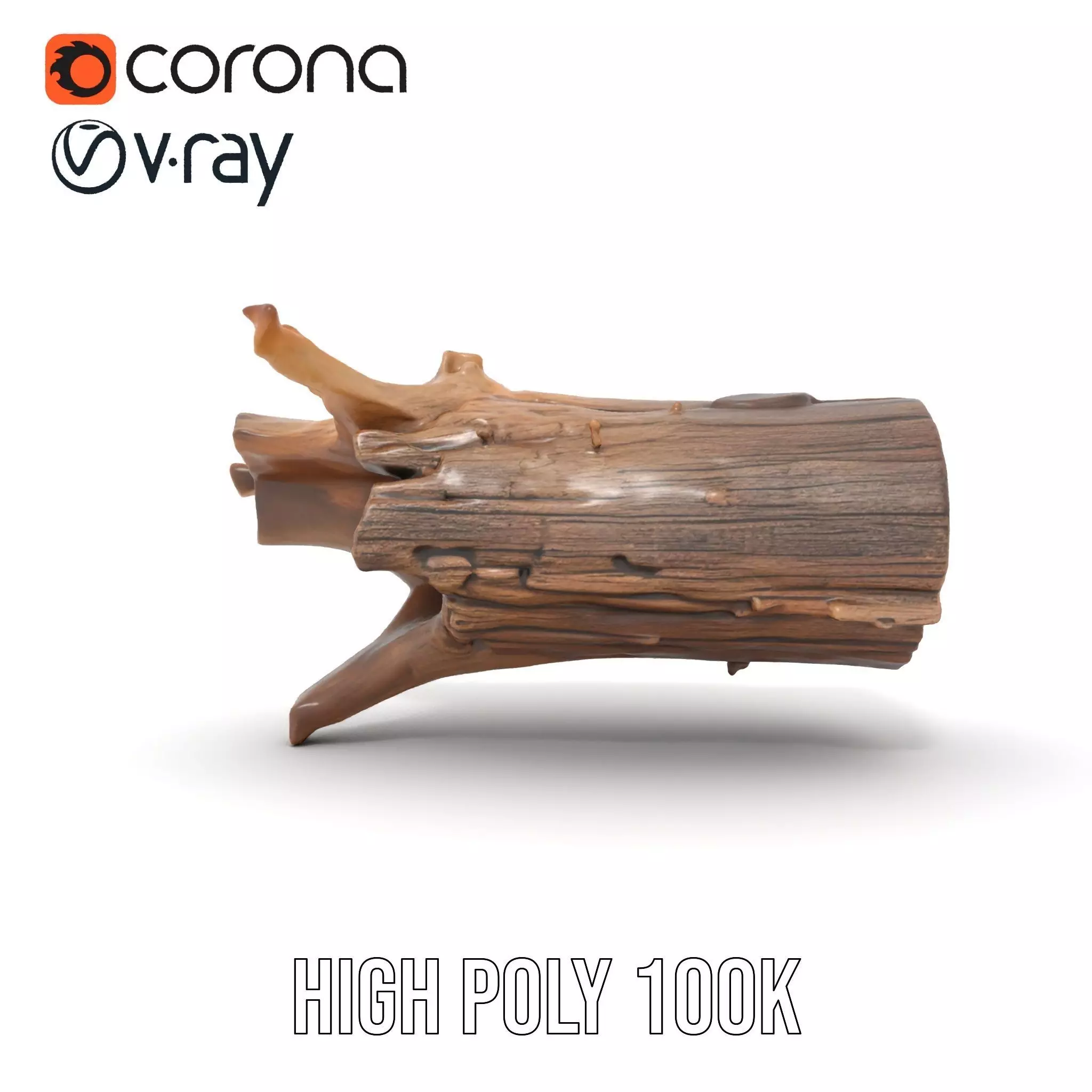 Rustic Wood Log model pack Texture_23