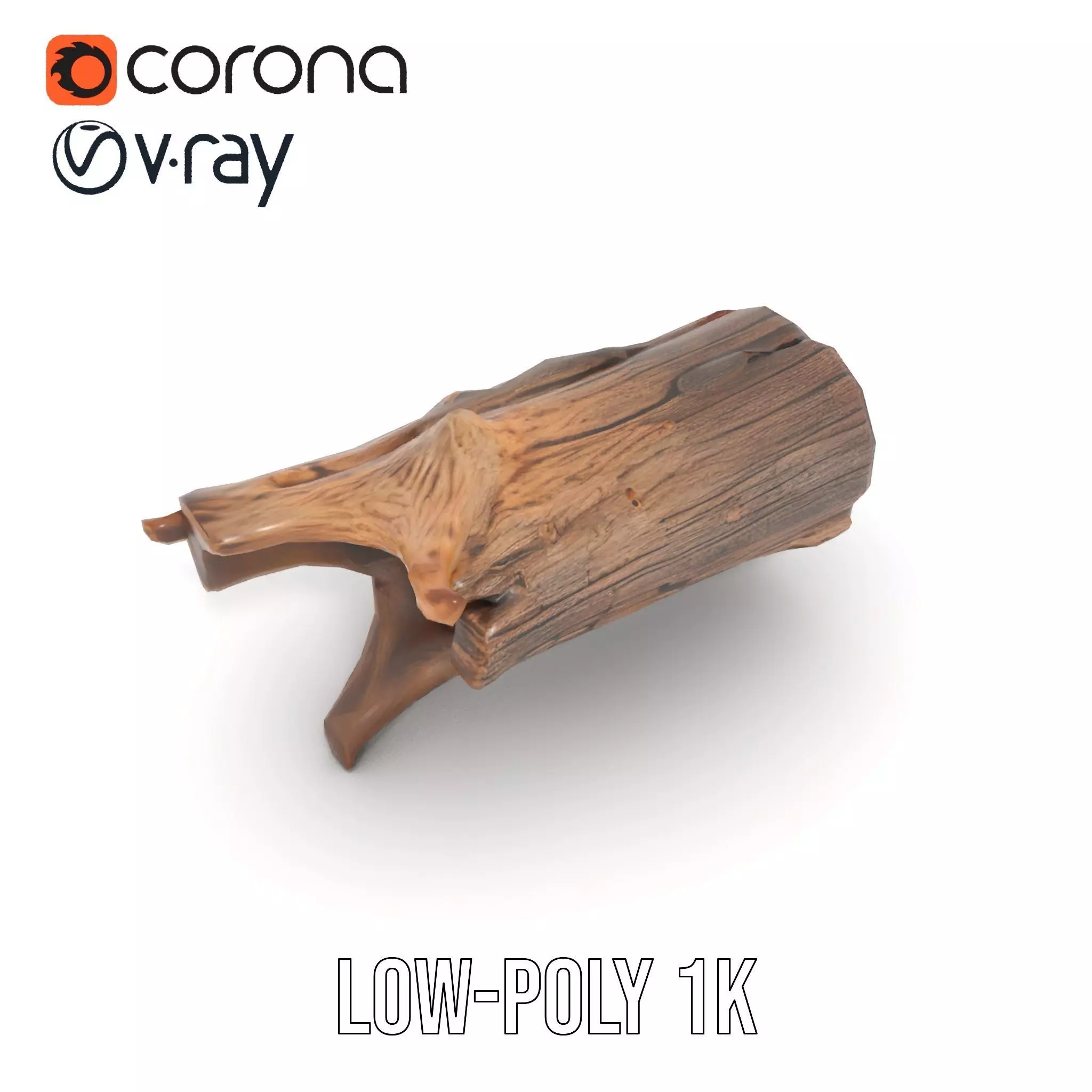 Rustic Wood Log model pack Texture_12
