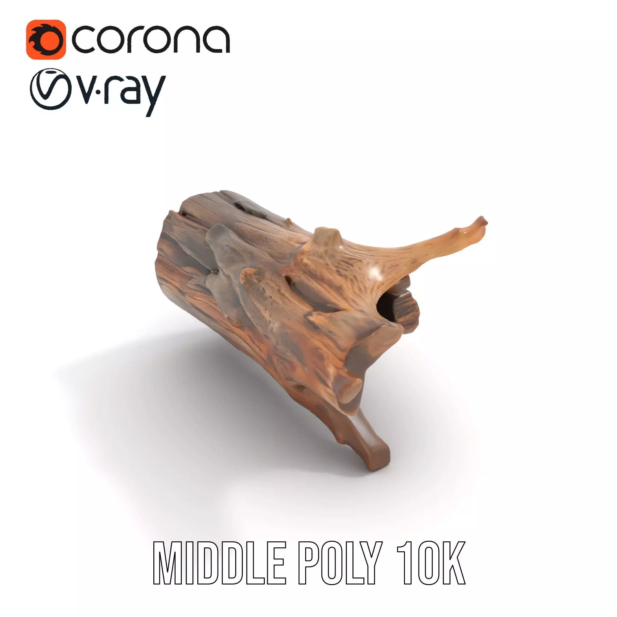 Rustic Wood Log model pack Texture_13