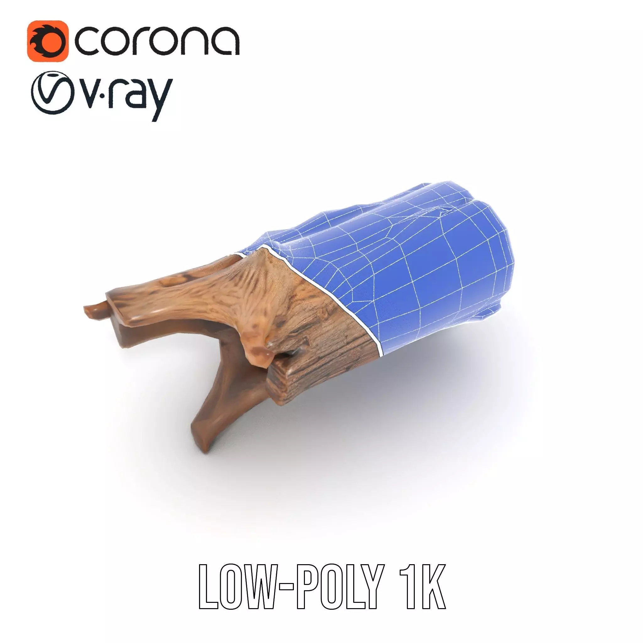 Rustic Wood Log model pack Texture_25