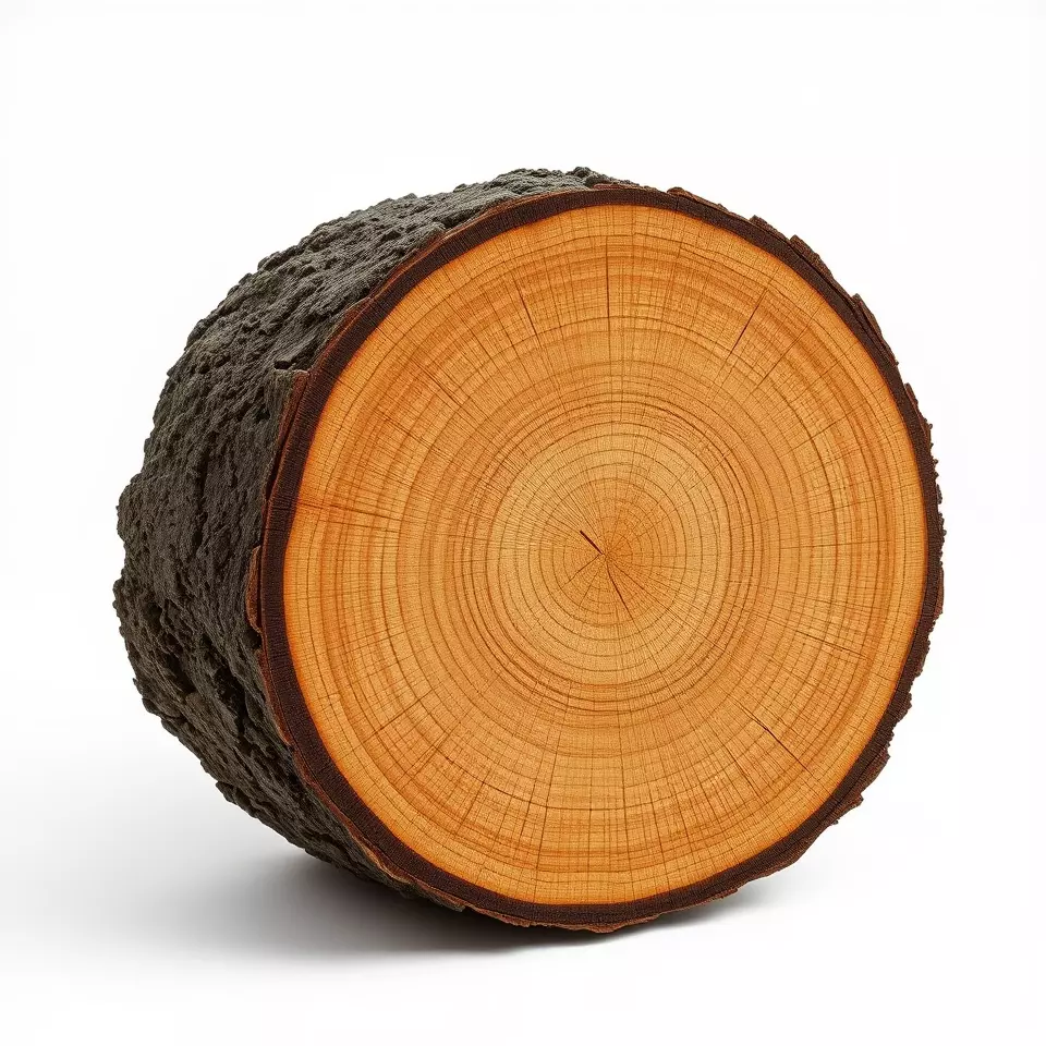 Natural Oak Tree Slice model pack Low-poly 3D model_2