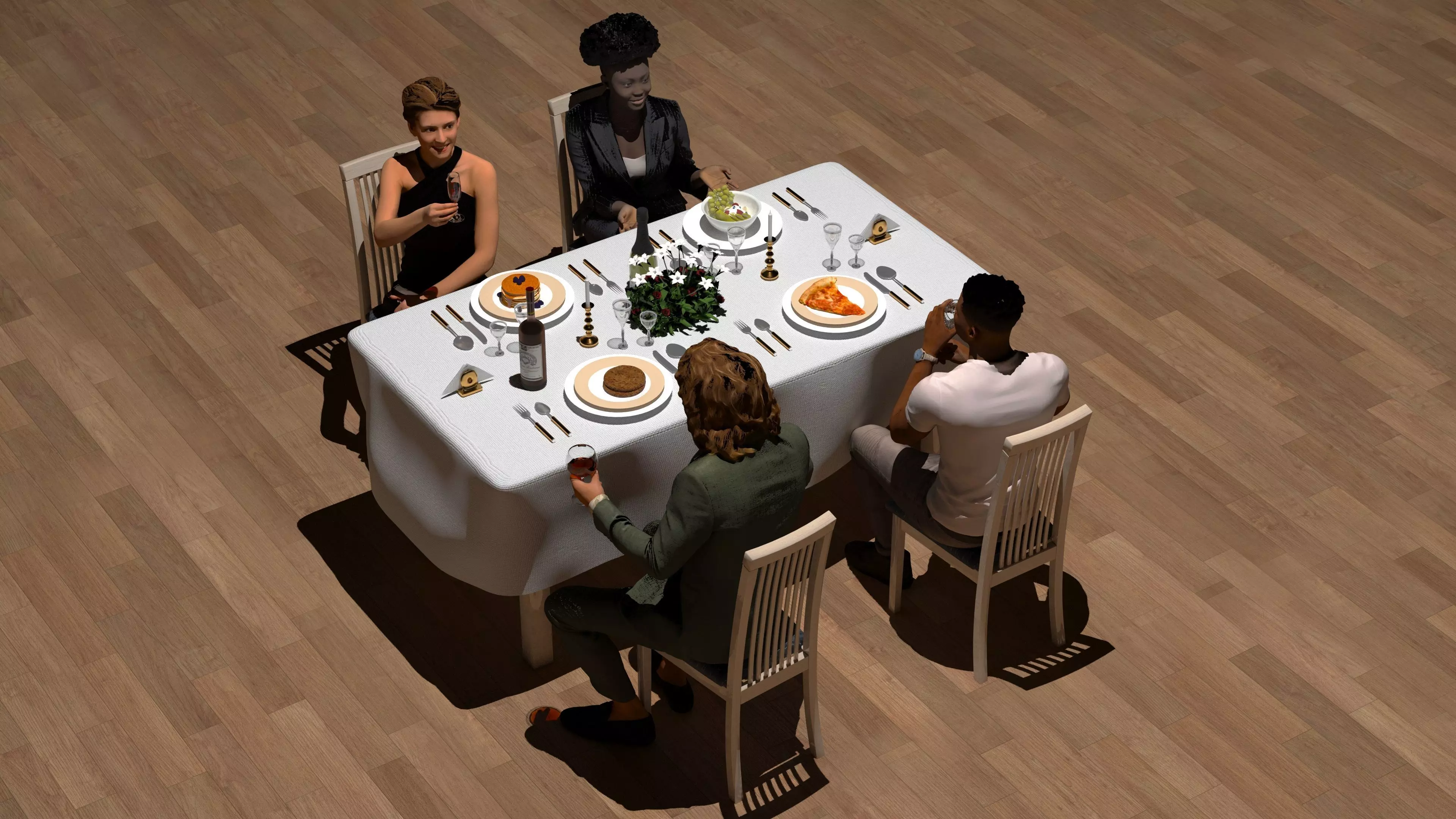 Dinner 3D model