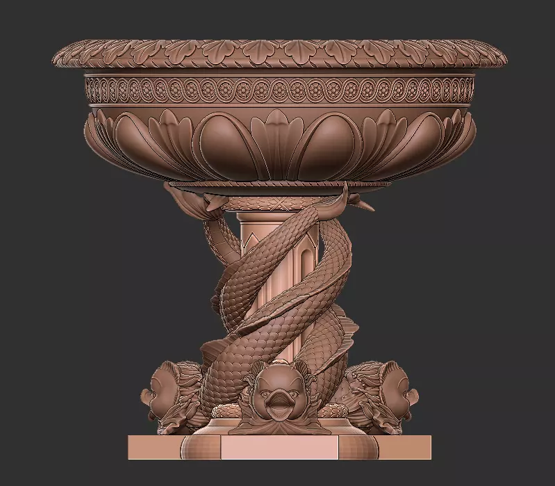 Roberto Giovannini Vase Art 3D model_10