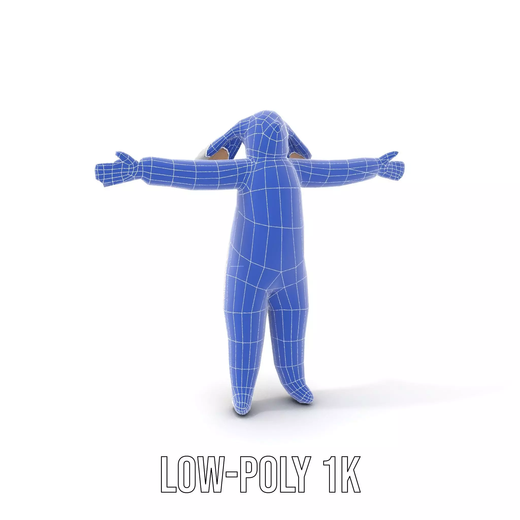 Soft White Rabbit model pack Low-poly 3D model_30