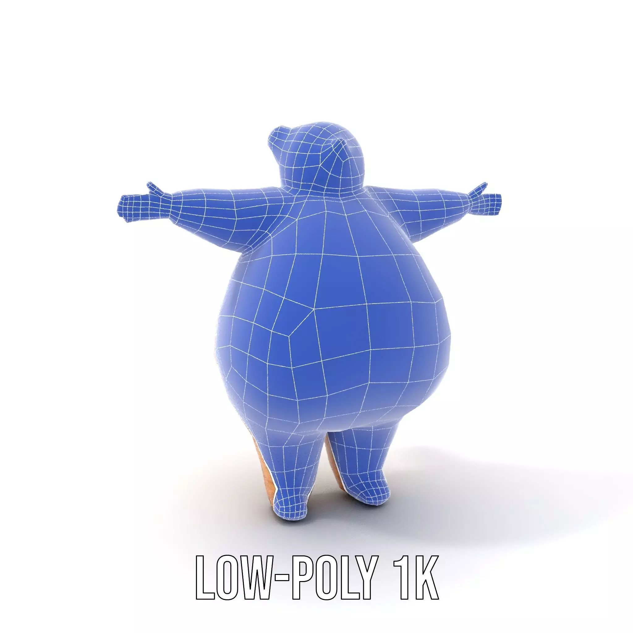 Fluffy Teddy Bear model pack Low-poly 3D model_9