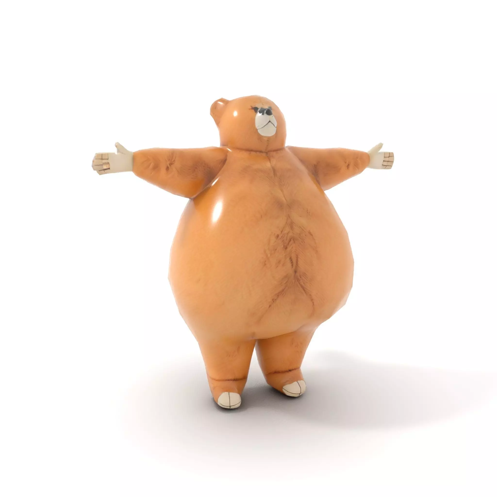 Fluffy Teddy Bear model pack Low-poly 3D model_11