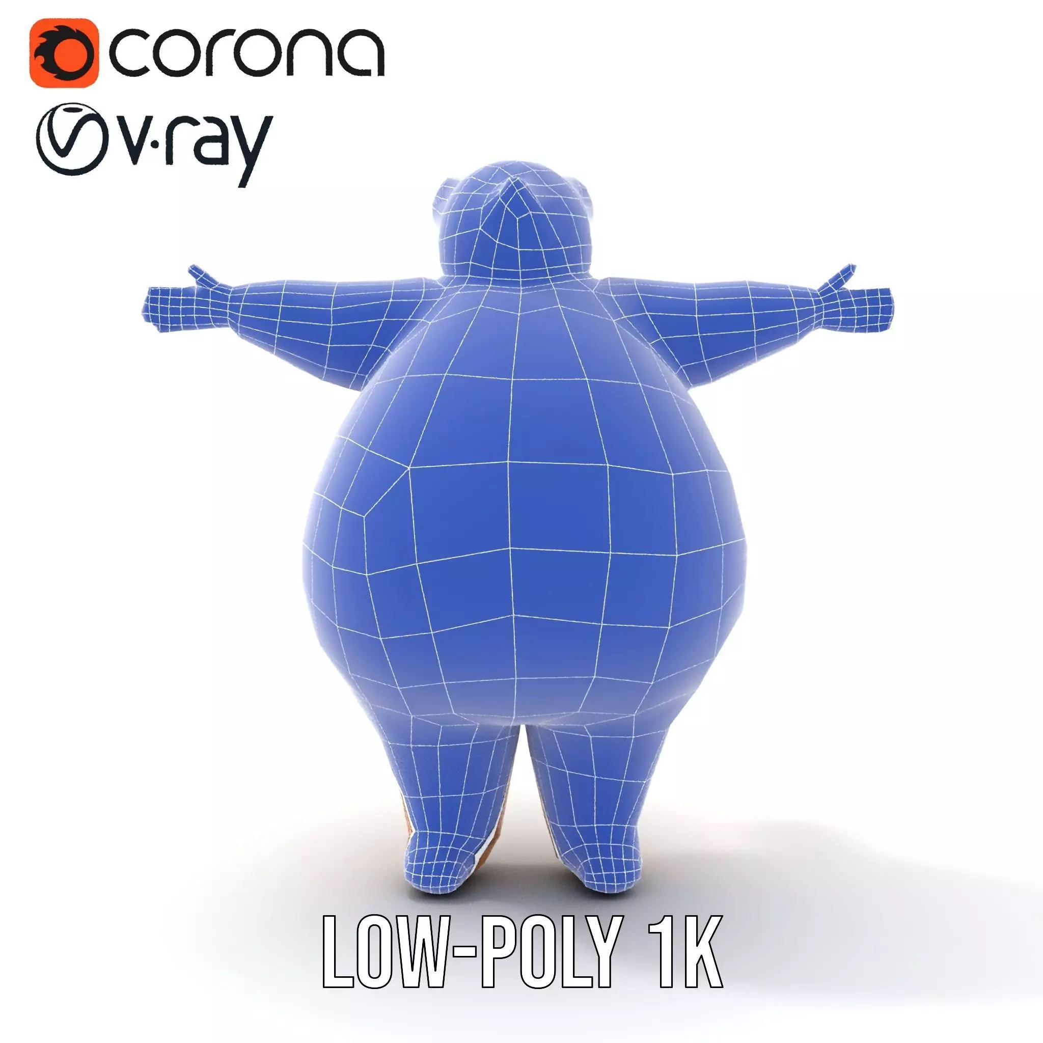 Fluffy Teddy Bear model pack Low-poly 3D model_27