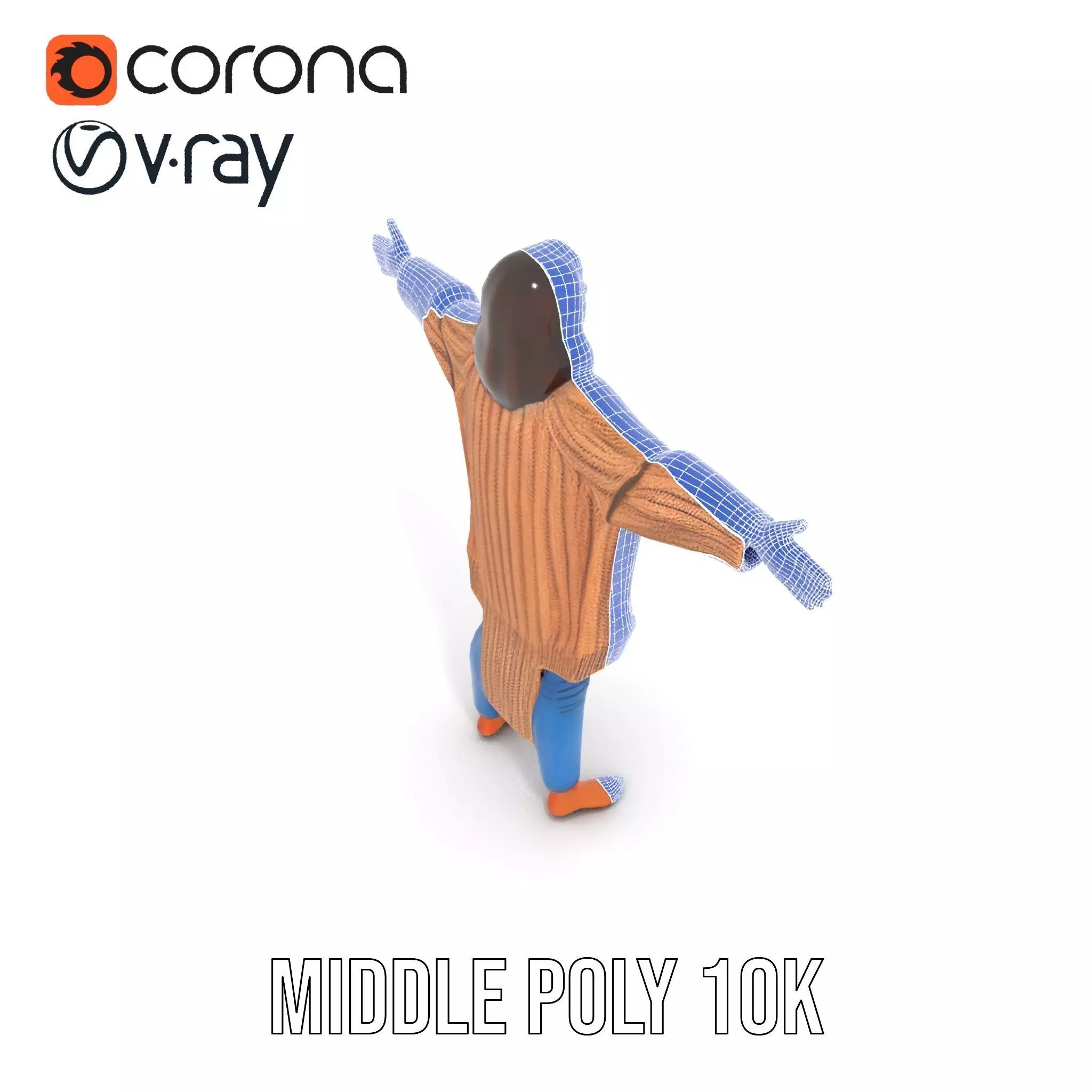 Cozy Knit Sweater model pack Low-poly 3D model_18