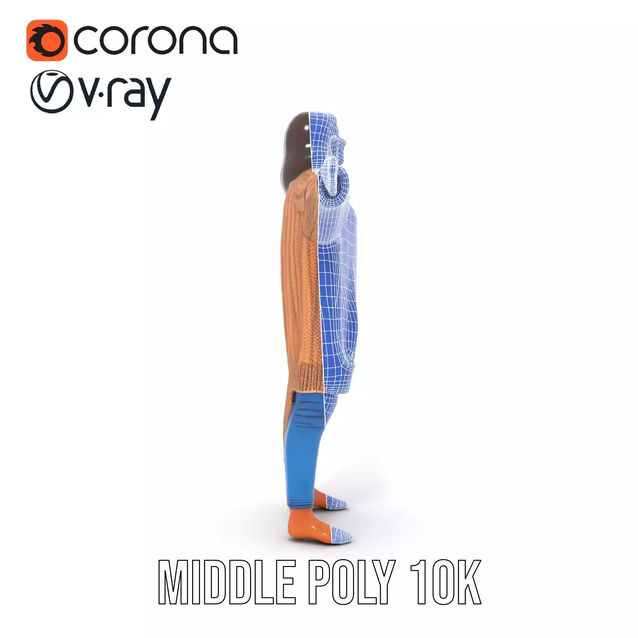 Cozy Knit Sweater model pack Low-poly 3D model_29