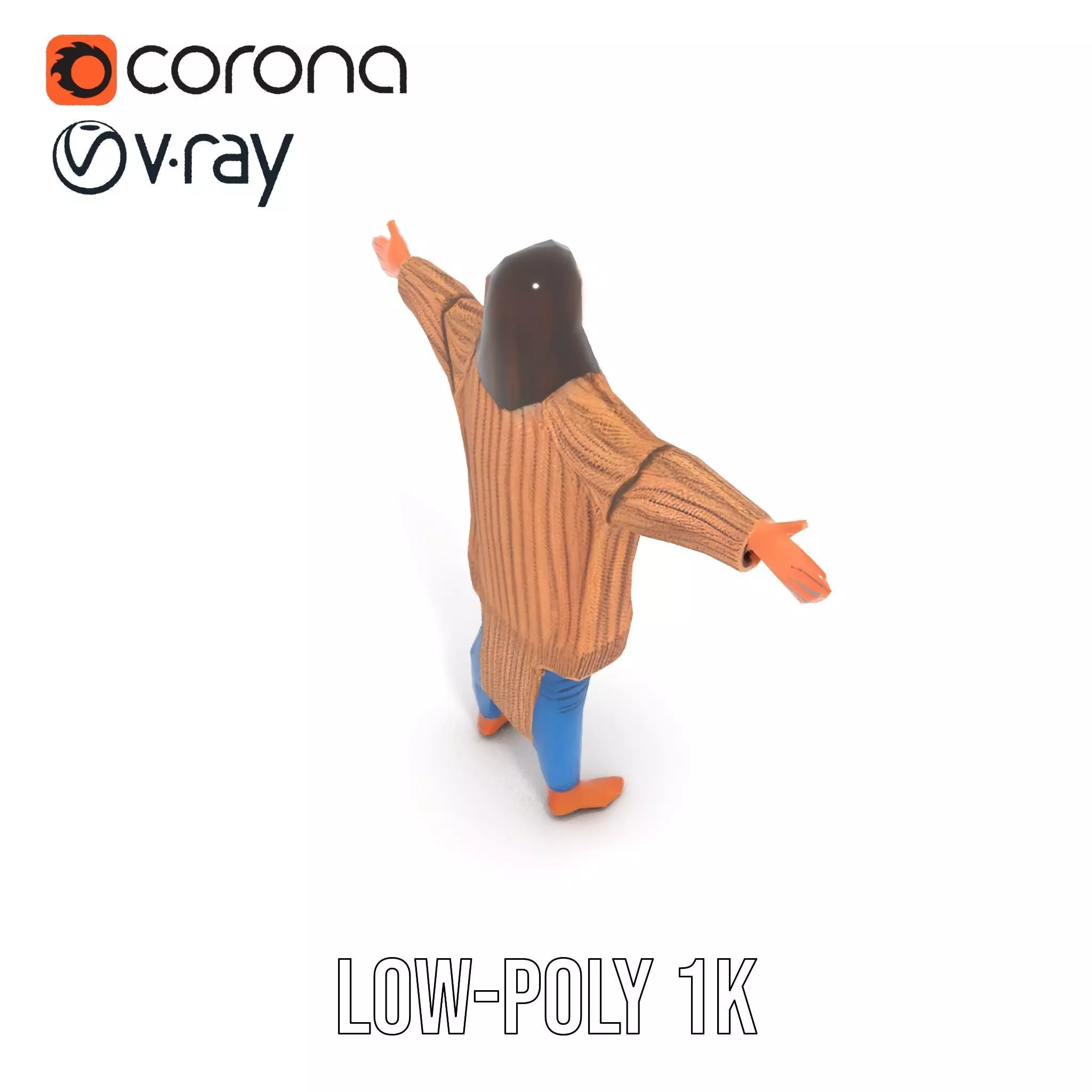Cozy Knit Sweater model pack Low-poly 3D model_21