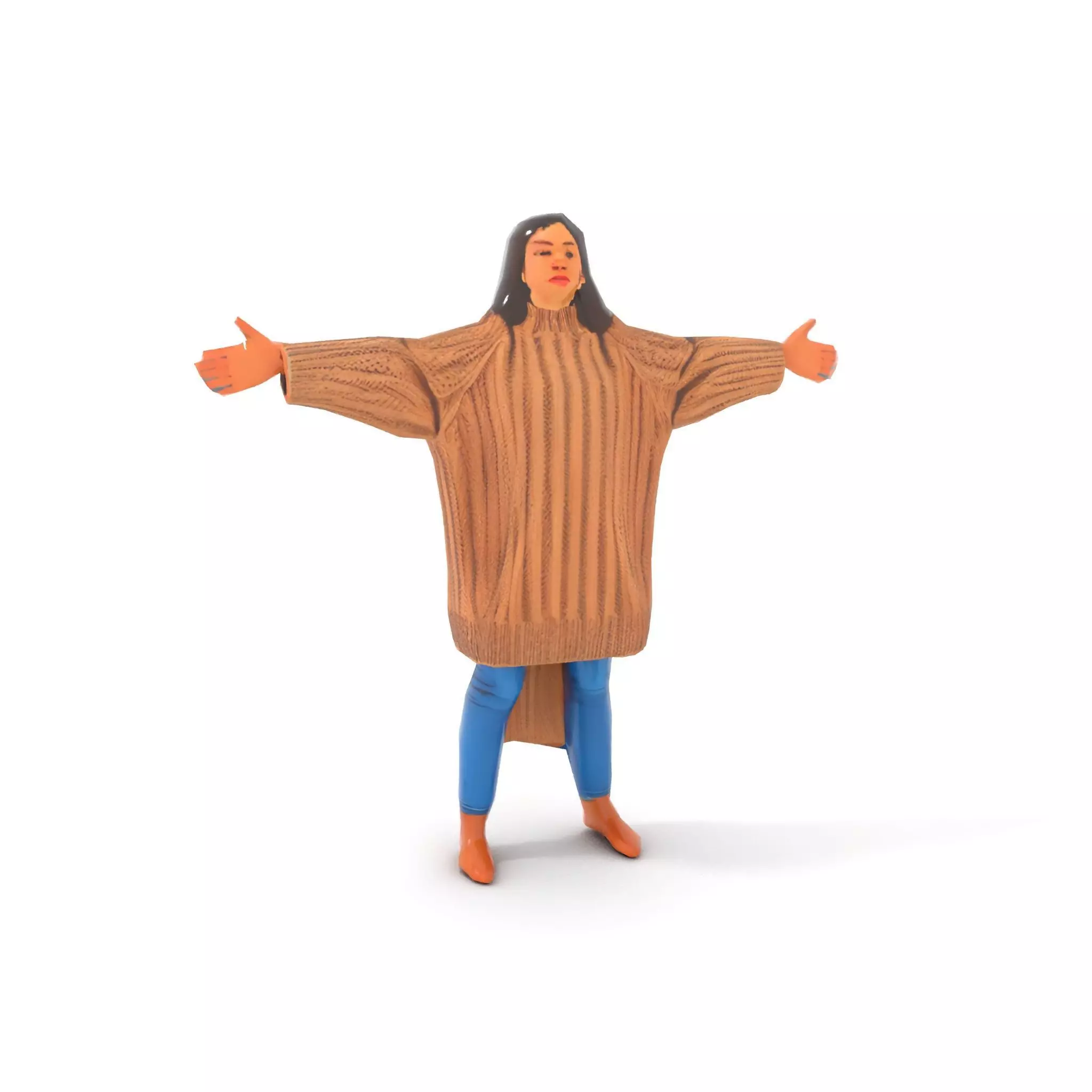 Cozy Knit Sweater model pack Low-poly 3D model_12