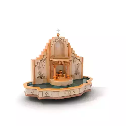 Ornate Marble Fountain model pack