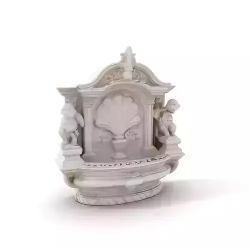 Ornate Marble Fountain model pack