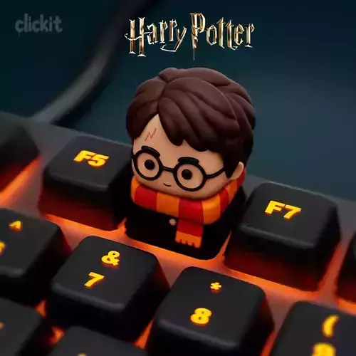 Harry Potter Artisan Keycap  3D Printable Model 3D print model