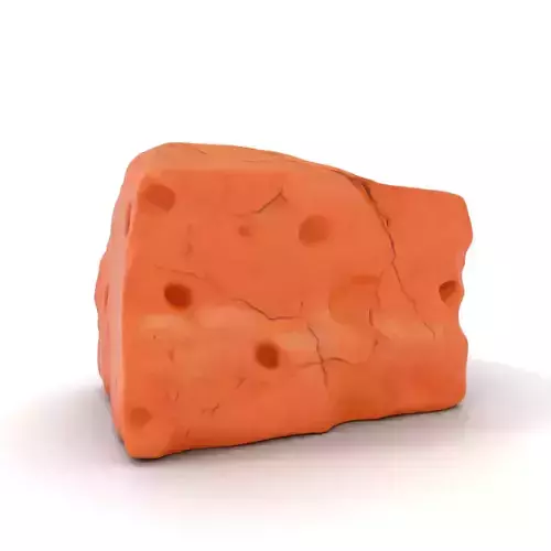 Terracotta Boulder model pack Low-poly 3D model