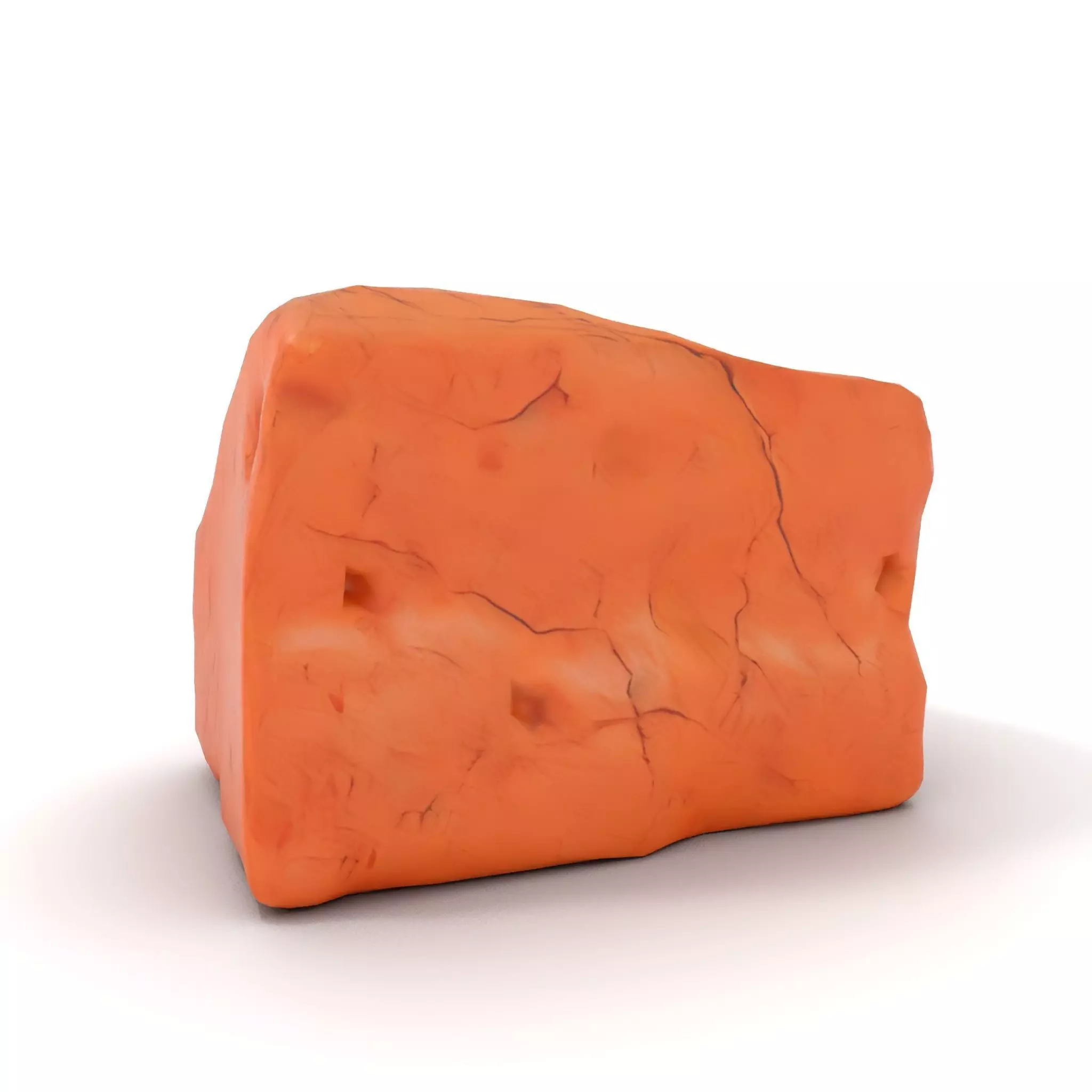 Terracotta Boulder model pack Low-poly 3D model_7