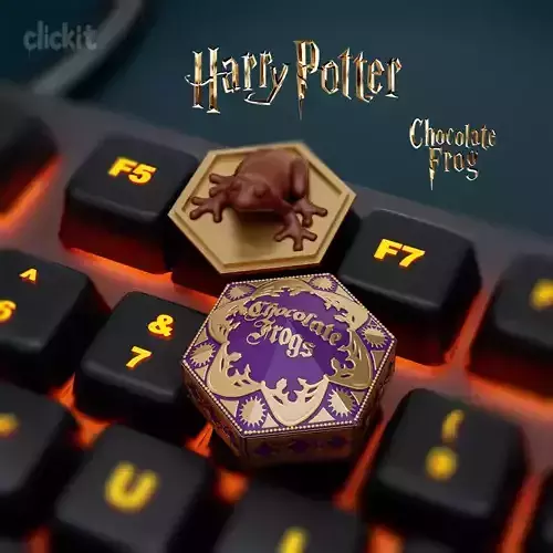 Harry Potter Chocolate Frog Box Keycap  3D Printable 