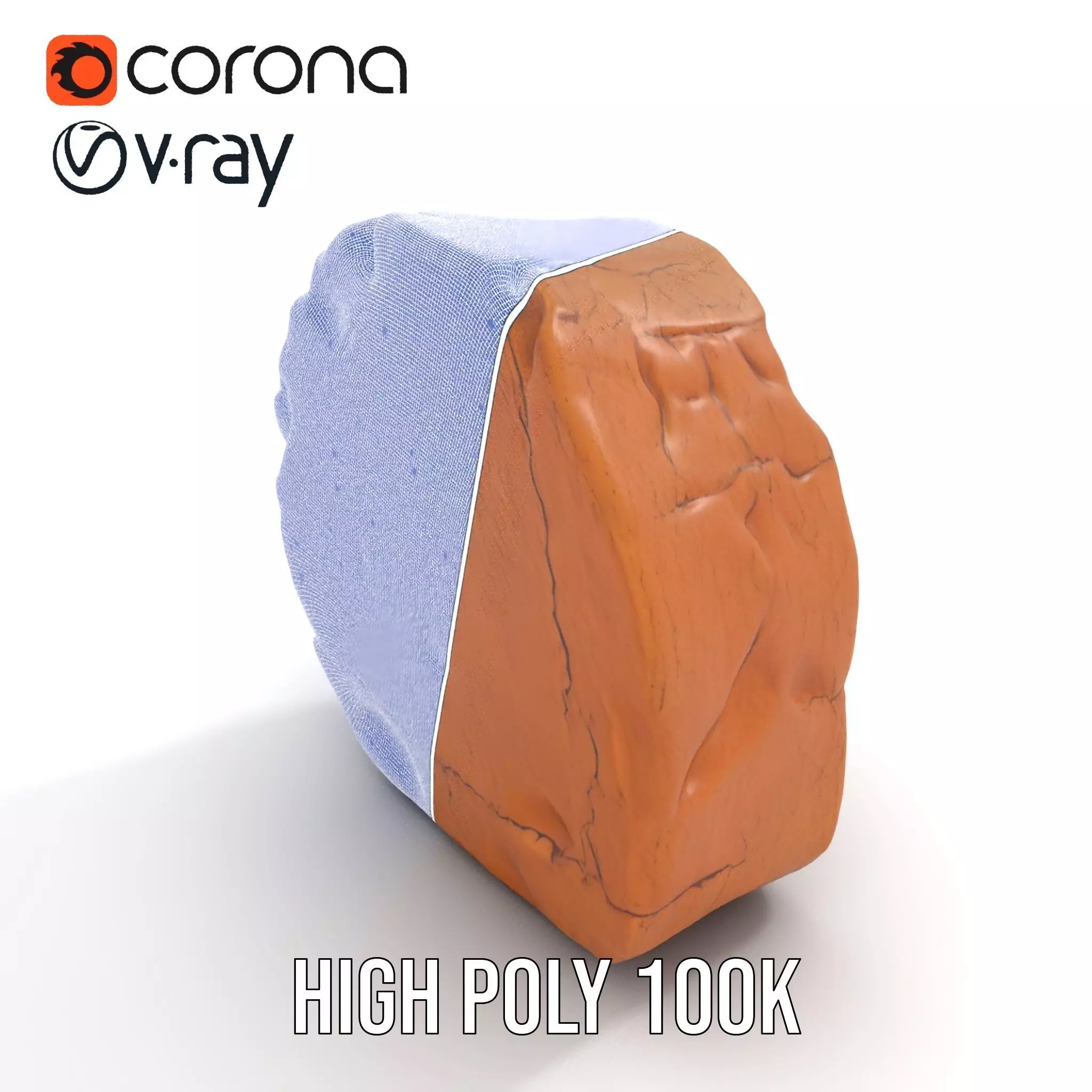 Desert Sandstone Rock model pack Texture_28