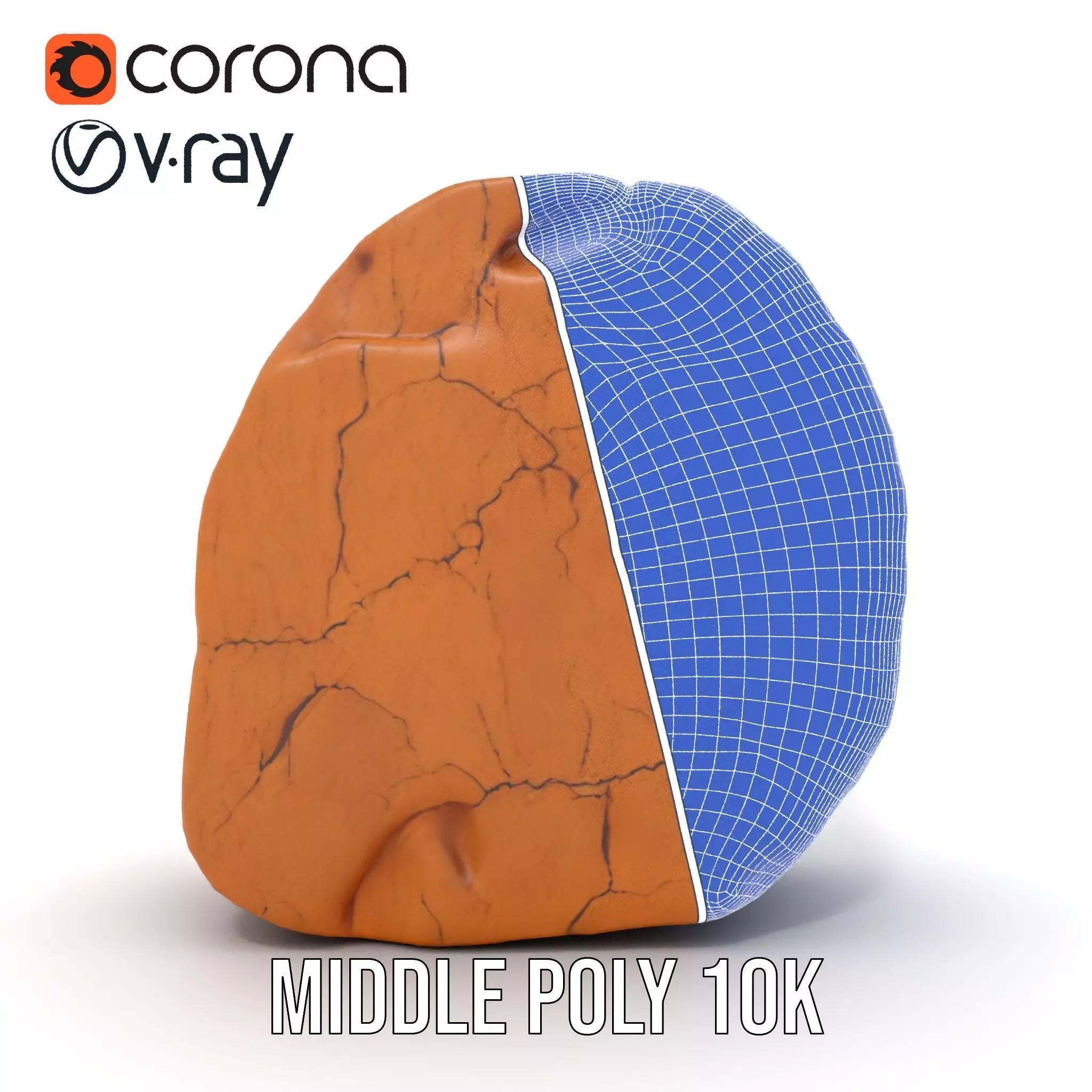 Desert Sandstone Rock model pack Texture_29