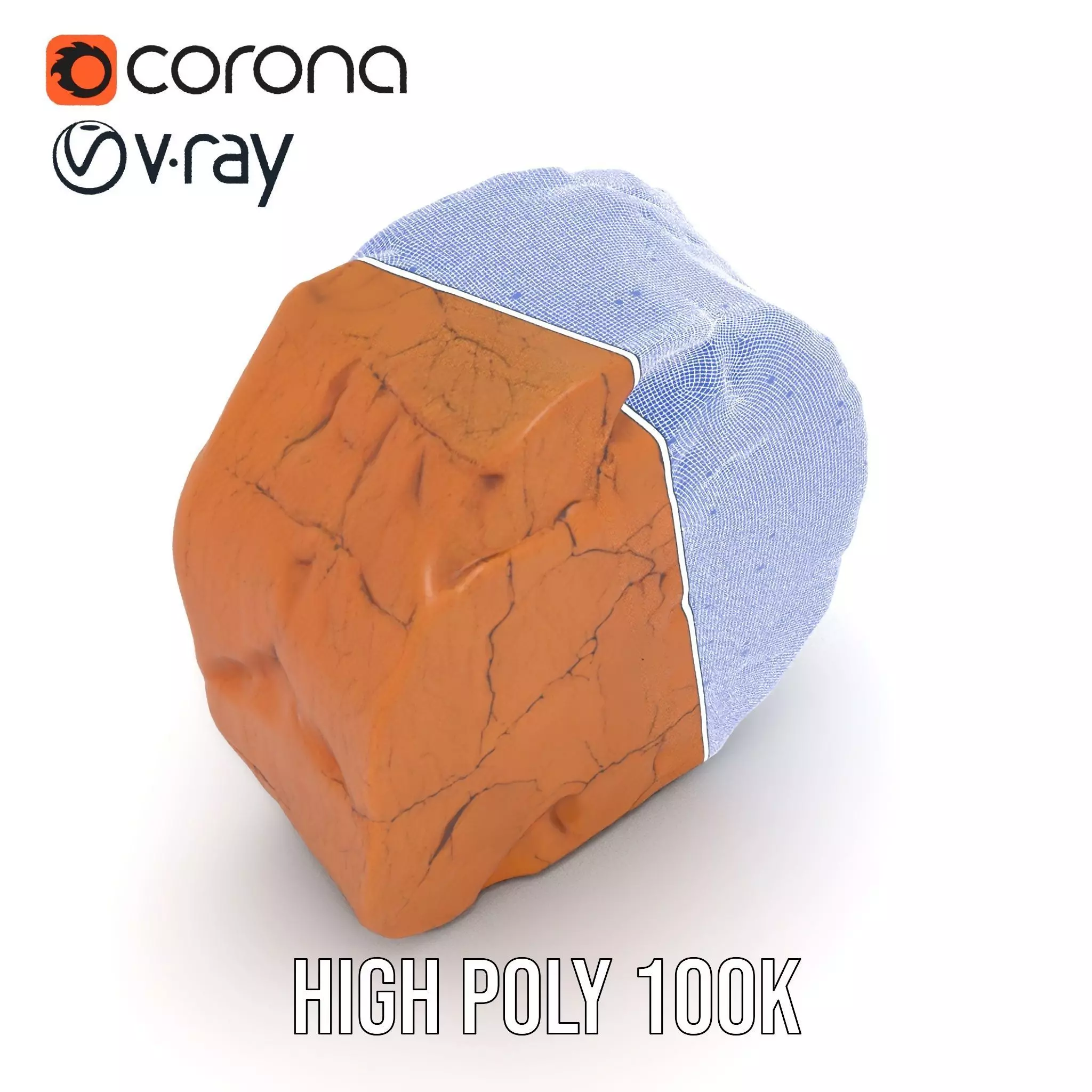 Desert Sandstone Rock model pack Texture_32