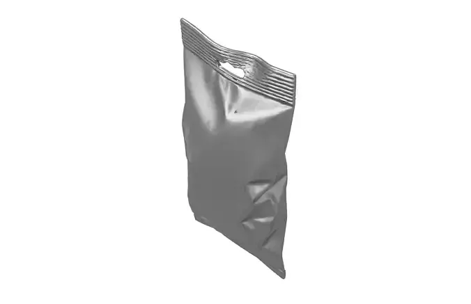 Food Bag Mockup v1 002 Low-poly 3D model 3