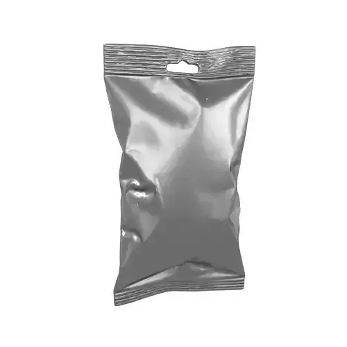 Food Bag Mockup v1 002 Low-poly 3D model