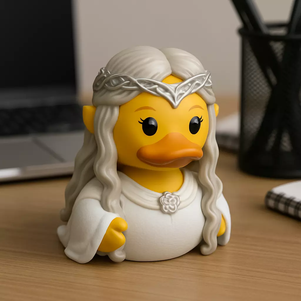 Rubber Duck - Galadriel - Lord of the Rings - 3D print 3D print model_0