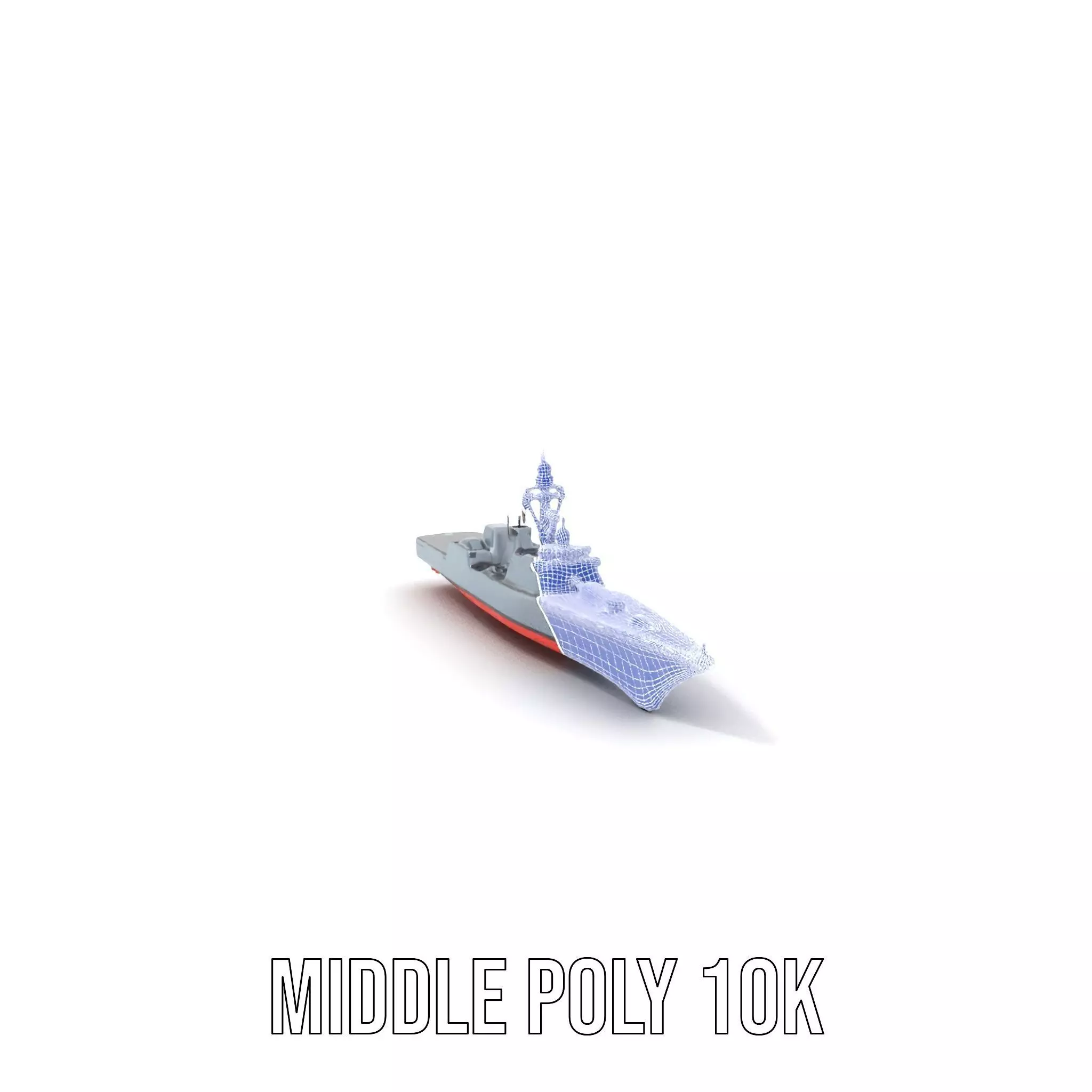 Stealth Destroyer model pack Low-poly 3D model_18