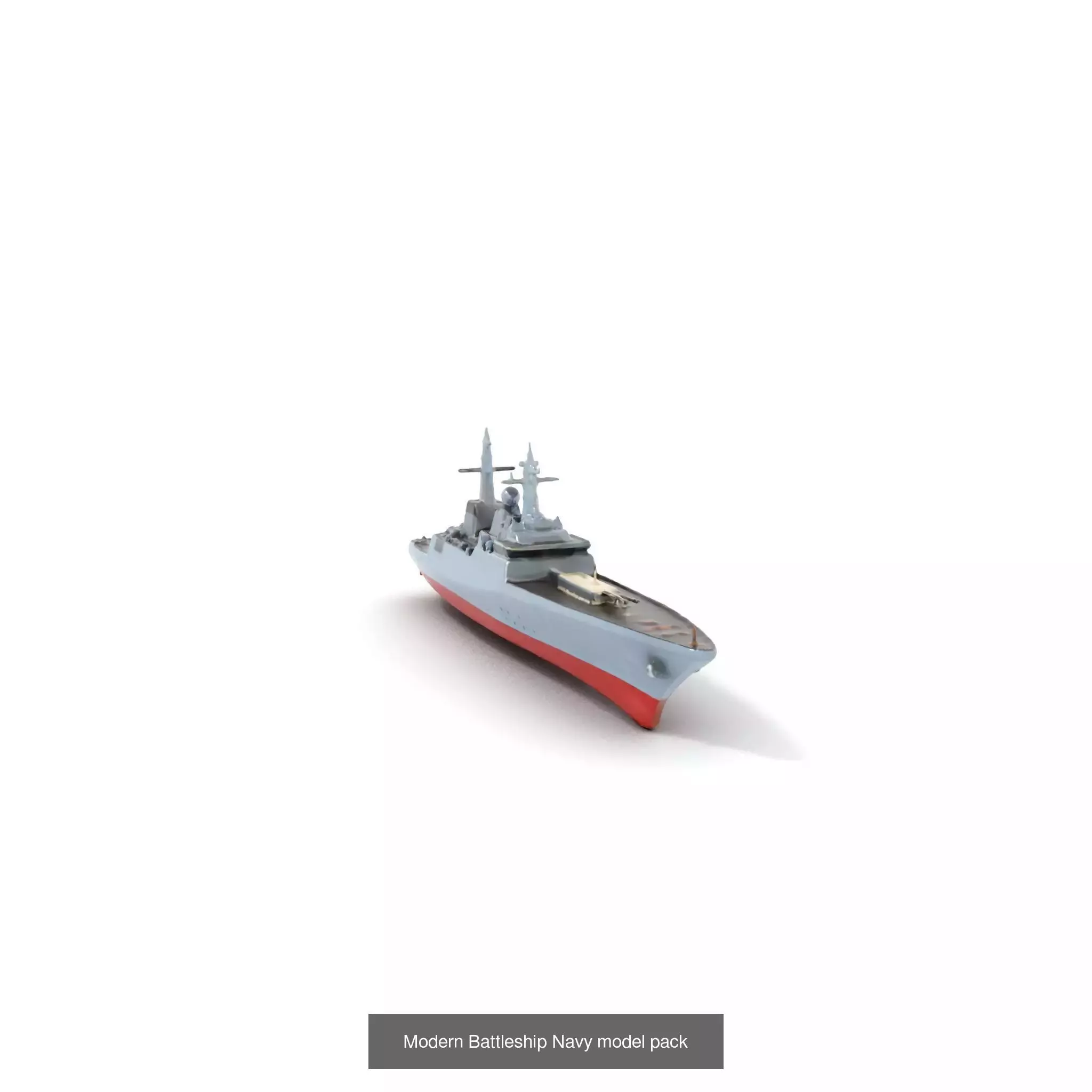 Modern Military Ship Models Pack 3D Model Collection_21