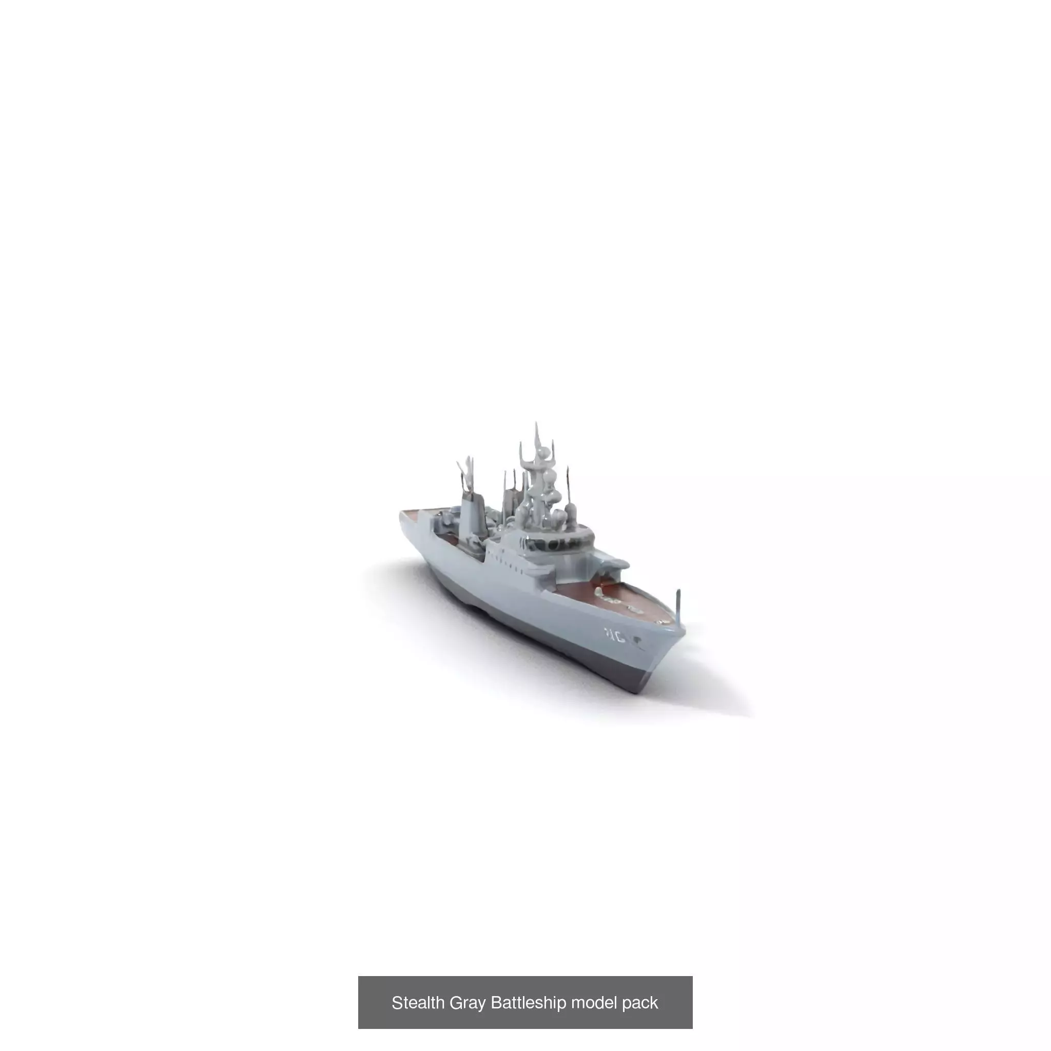 Modern Military Ship Models Pack 3D Model Collection_22