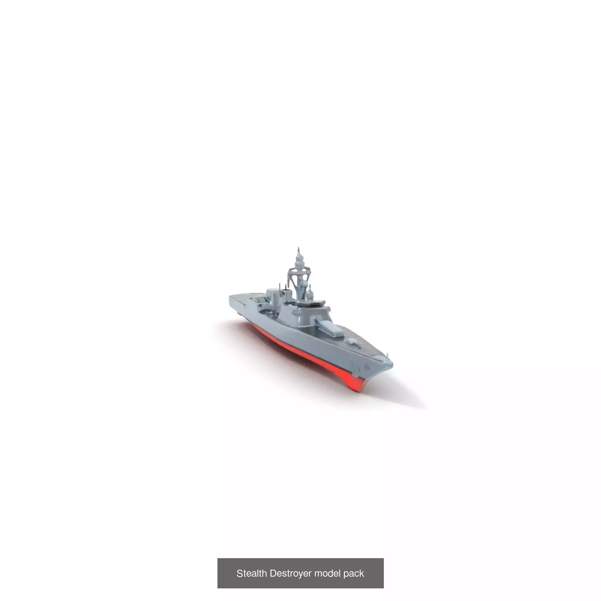 Modern Military Ship Models Pack 3D Model Collection_24