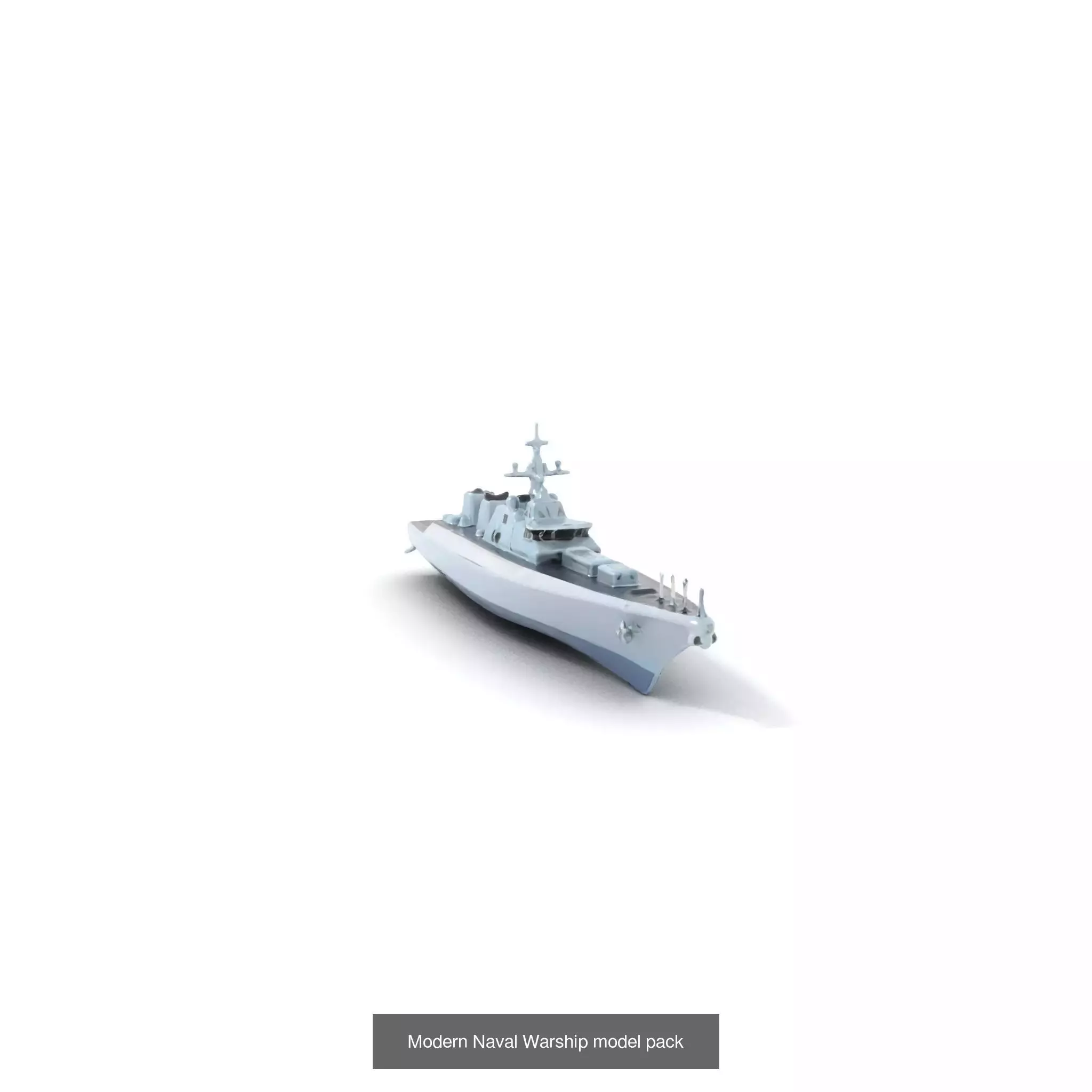 Modern Military Ship Models Pack 3D Model Collection_16