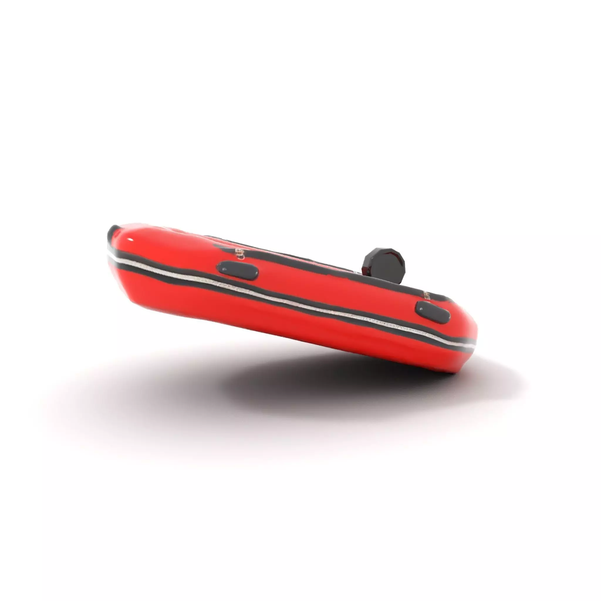 Red Inflatable Boat model pack Low-poly 3D model_22