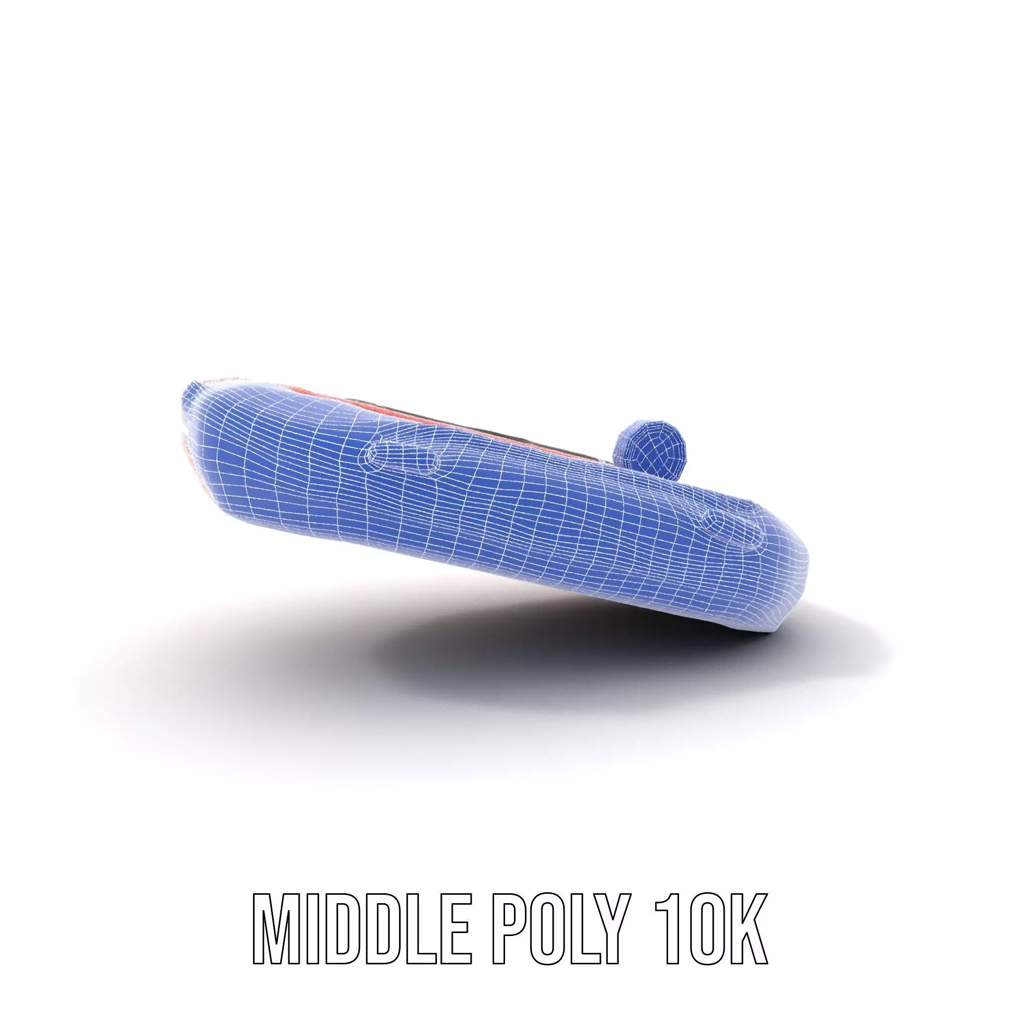 Red Inflatable Boat model pack Low-poly 3D model_5