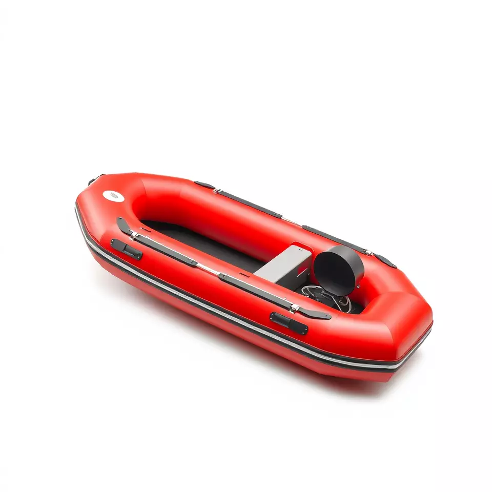 Red Inflatable Boat model pack Low-poly 3D model_2