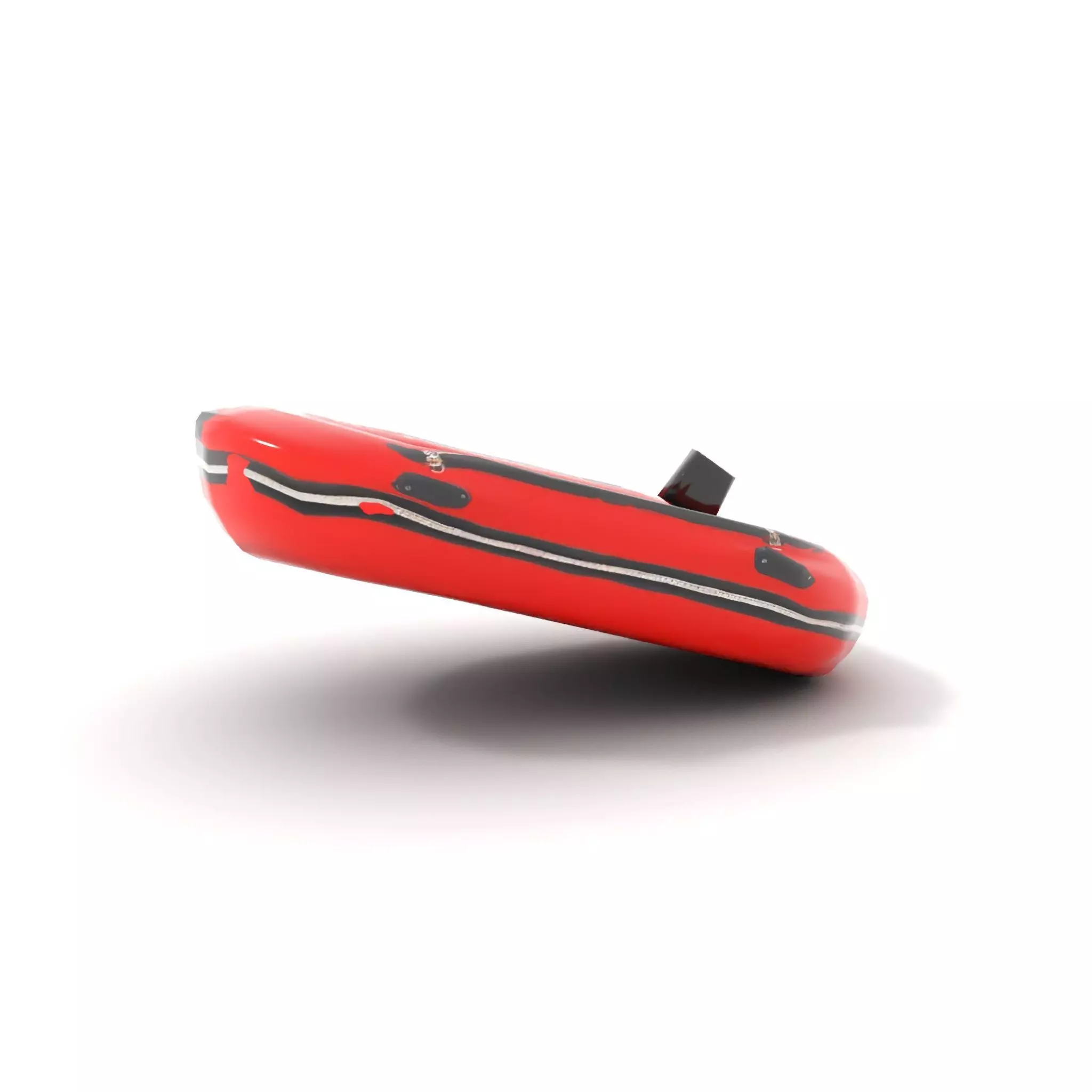 Red Inflatable Boat model pack Low-poly 3D model_12