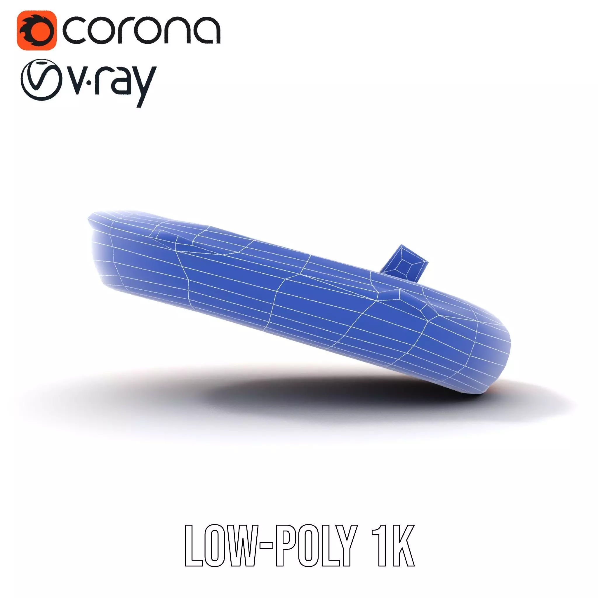 Red Inflatable Boat model pack Low-poly 3D model_28