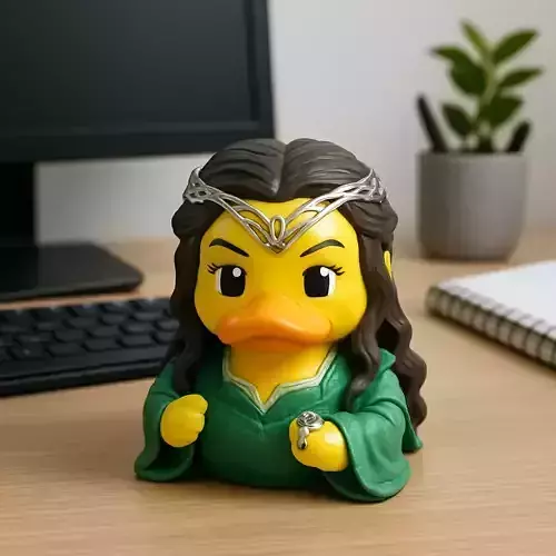 Rubber Duck - Arwen - Lord of the Rings - 3D print