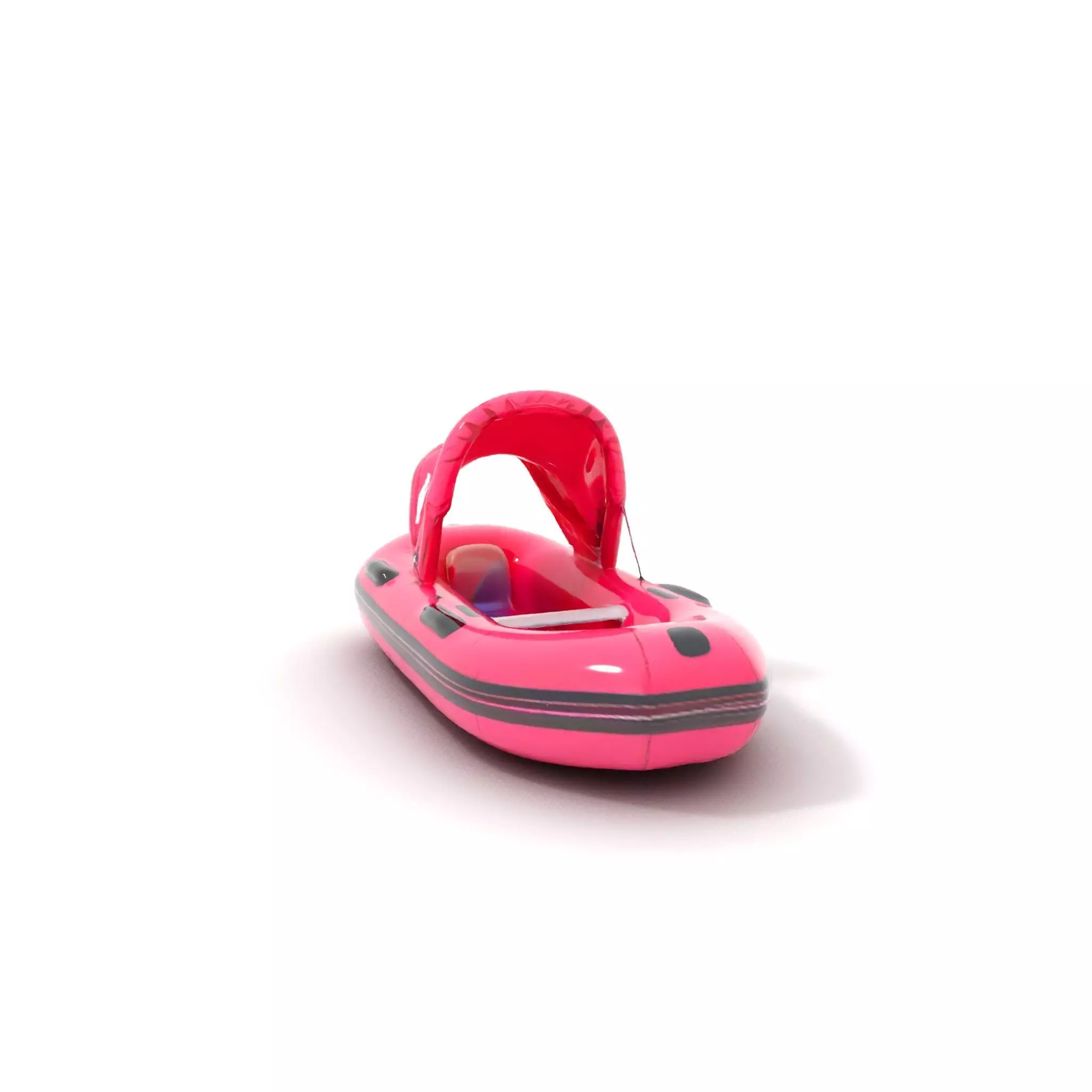 Pink Inflatable Boat model pack Low-poly 3D model_5