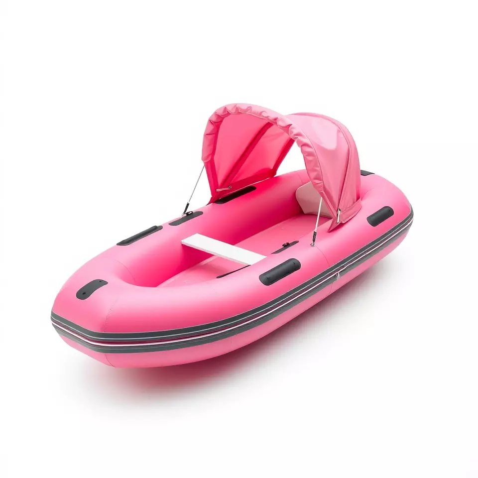 Pink Inflatable Boat model pack Low-poly 3D model_2