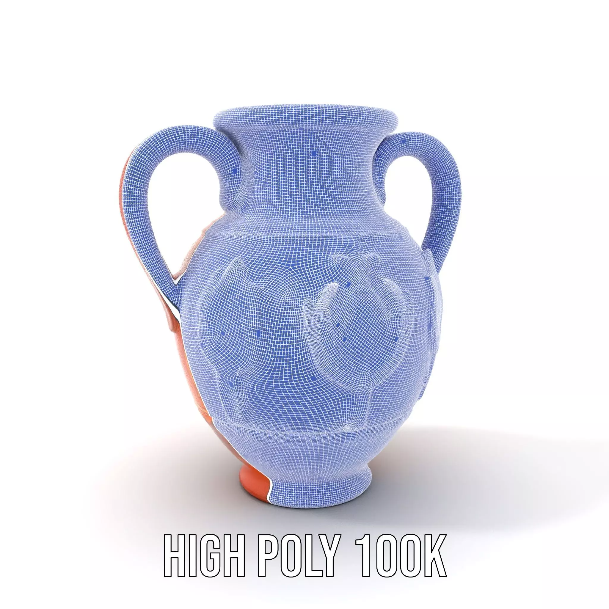 Terra Cotta Vase model pack Low-poly 3D model_4