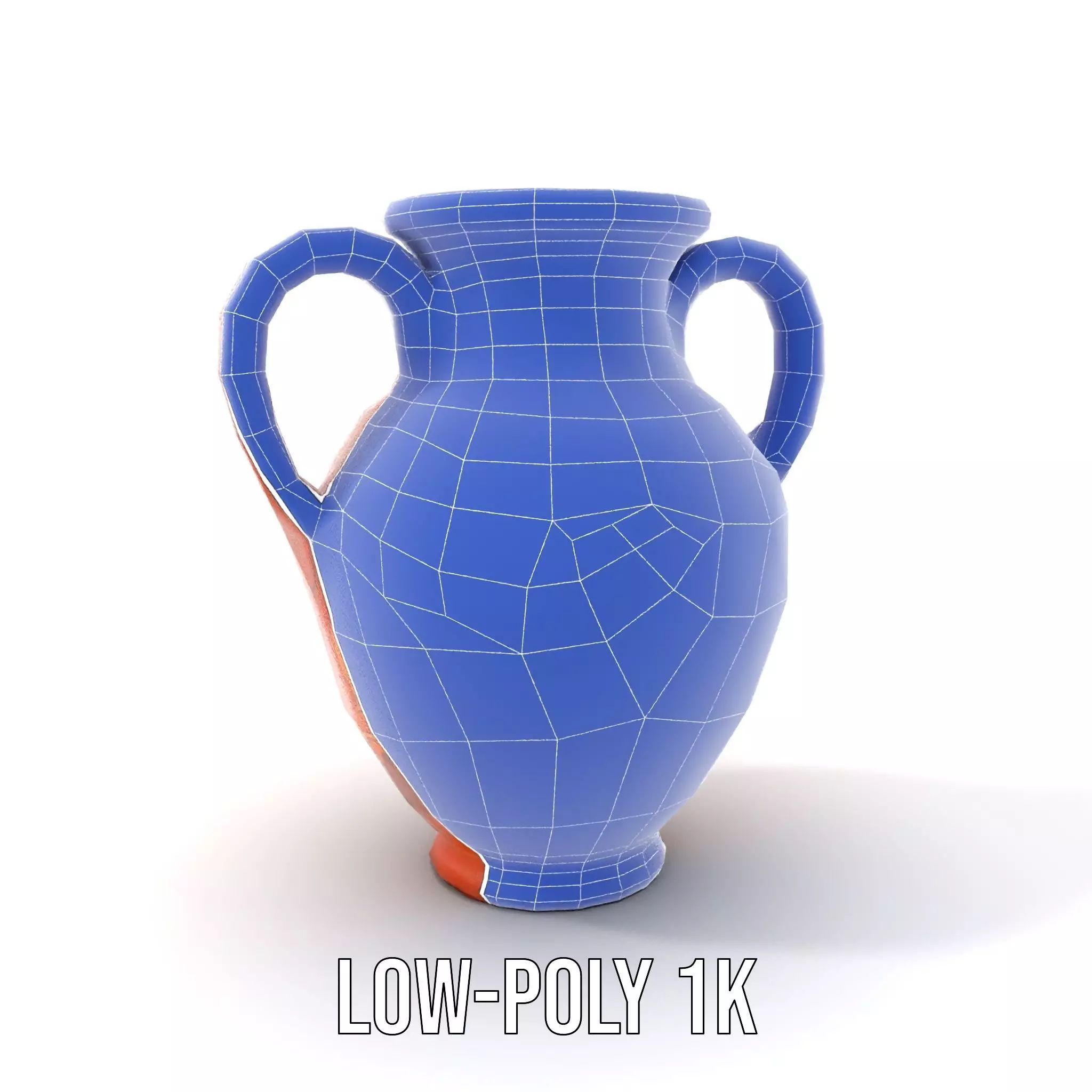 Terra Cotta Vase model pack Low-poly 3D model_17