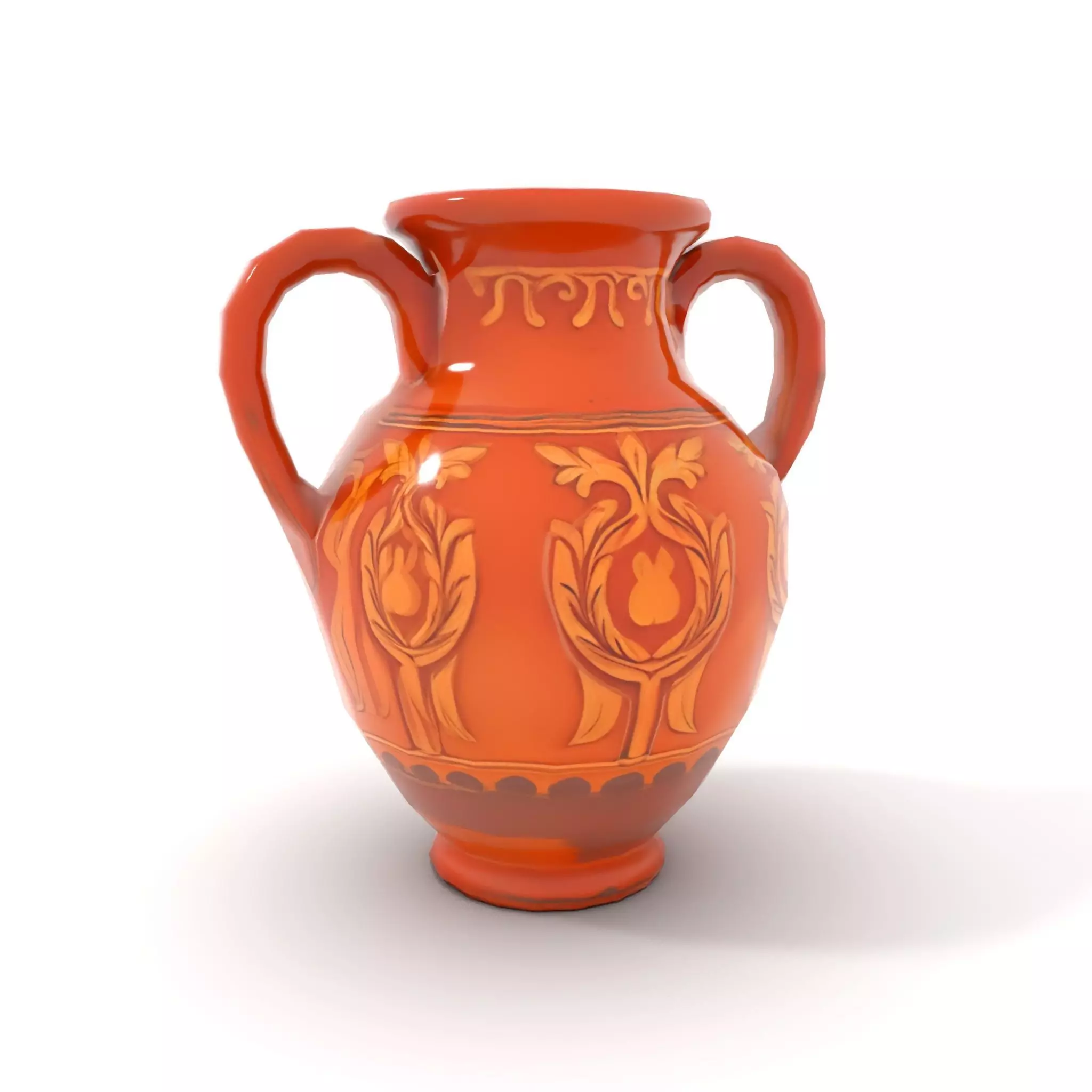 Terra Cotta Vase model pack Low-poly 3D model_9