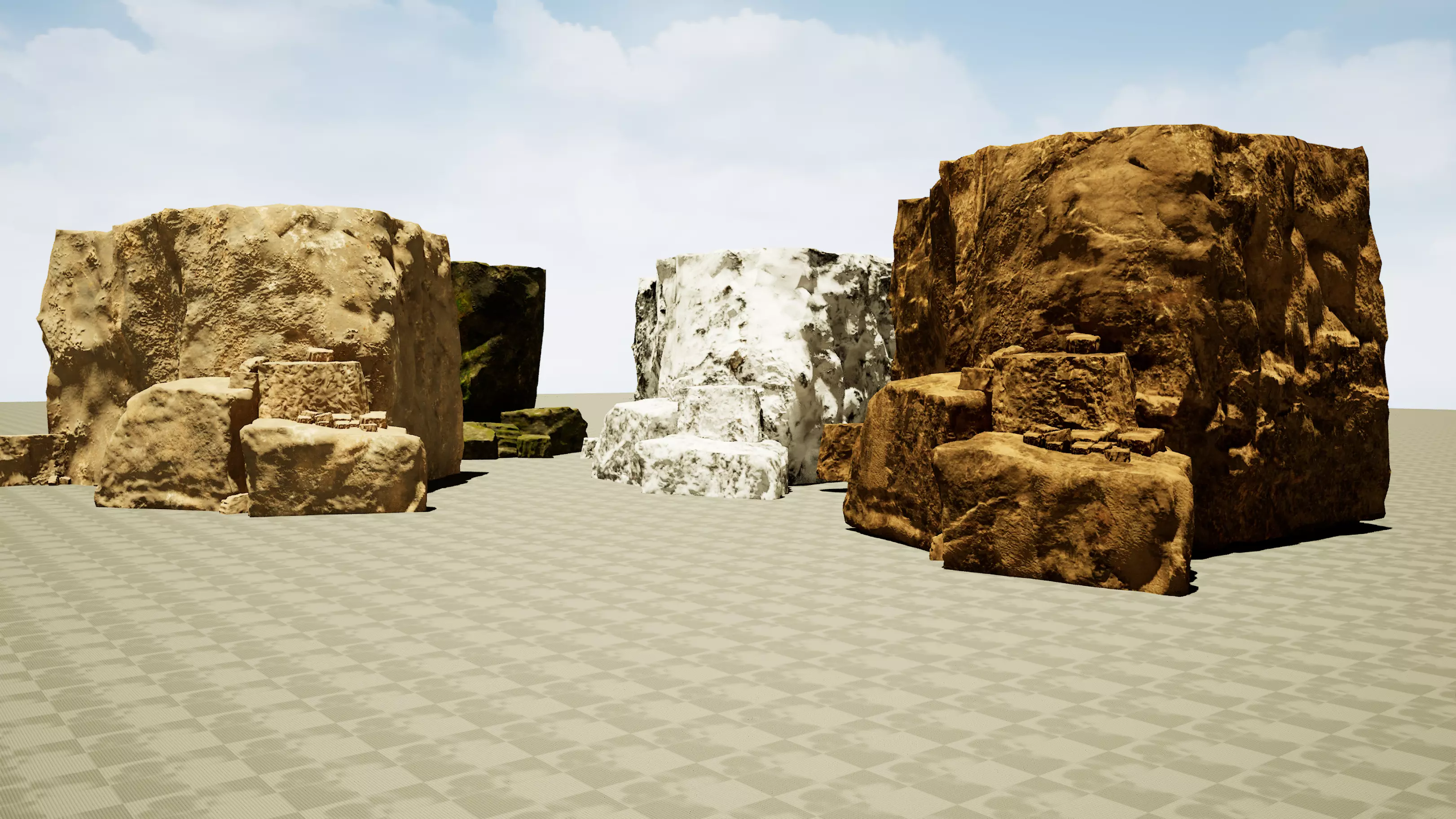 Mountain environment-pack v01 Low-poly 3D model_25