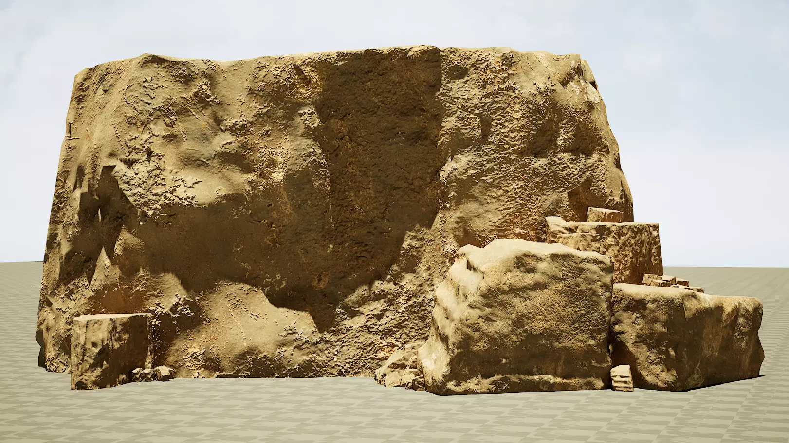 Mountain environment-pack v01 Low-poly 3D model_5