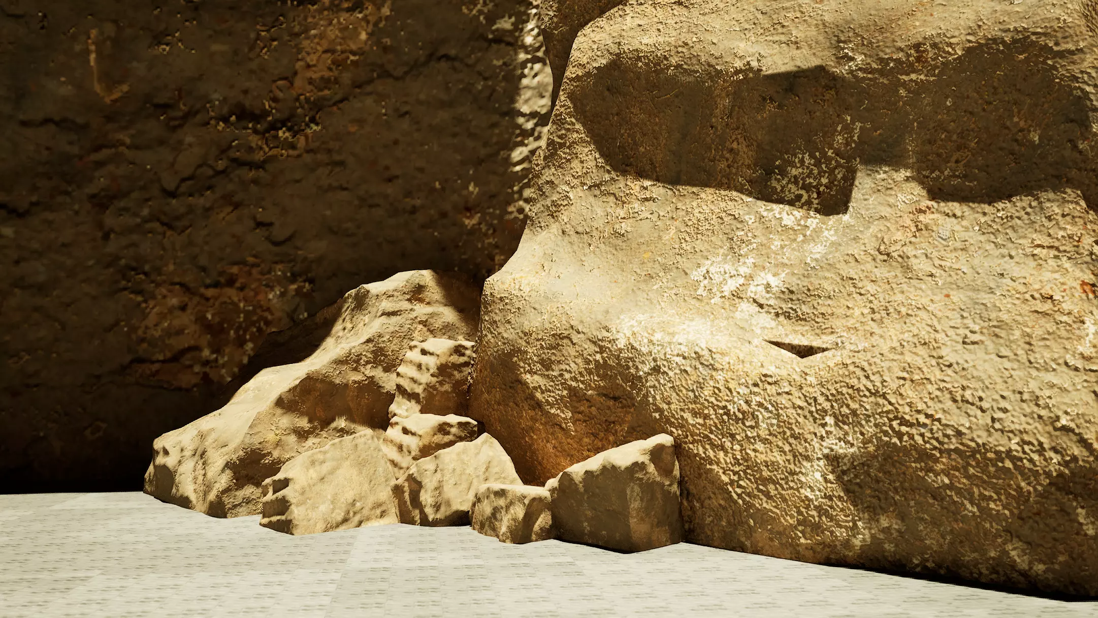 Mountain environment-pack v01 Low-poly 3D model_3