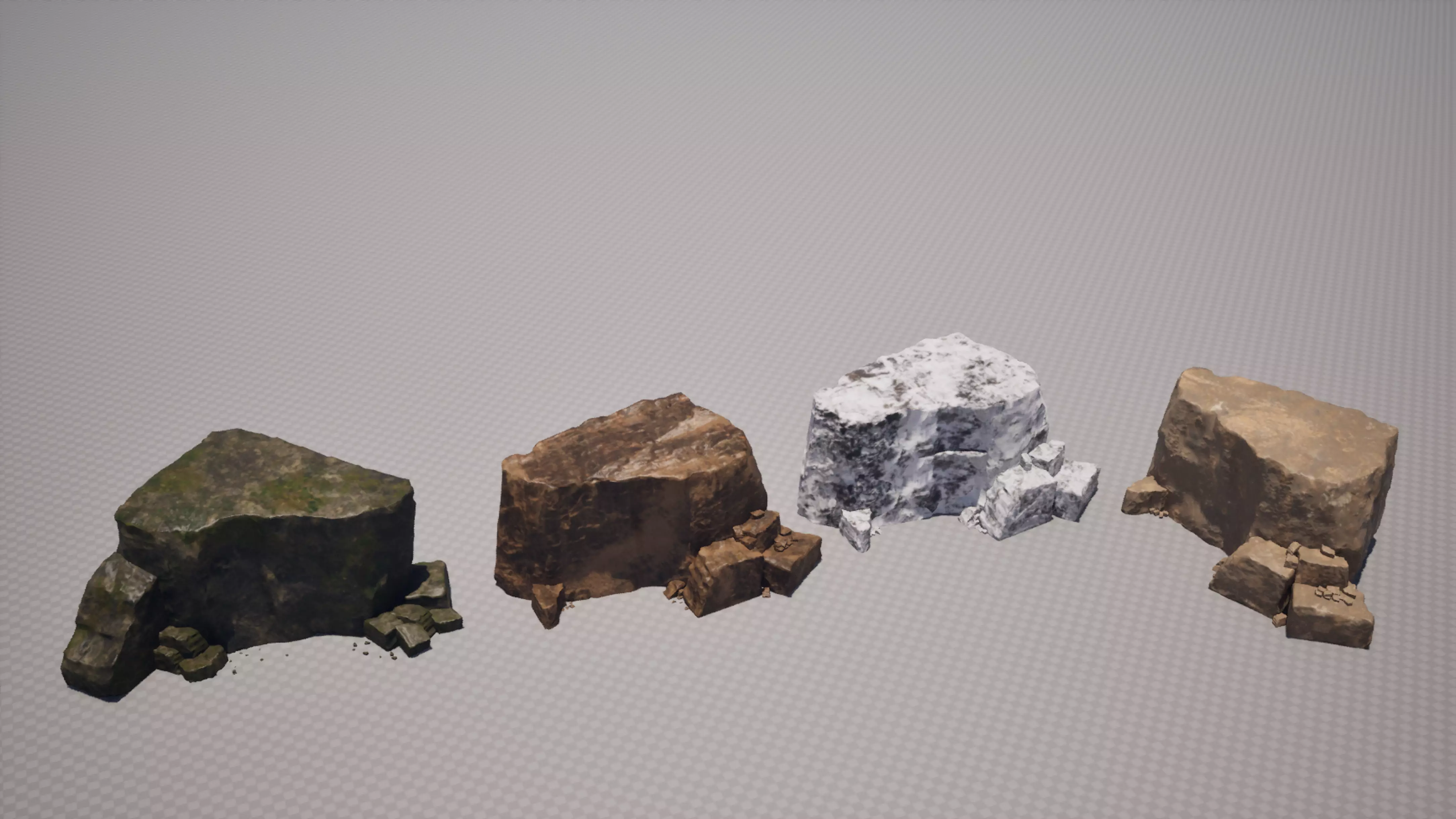 Mountain environment-pack v01 Low-poly 3D model_23